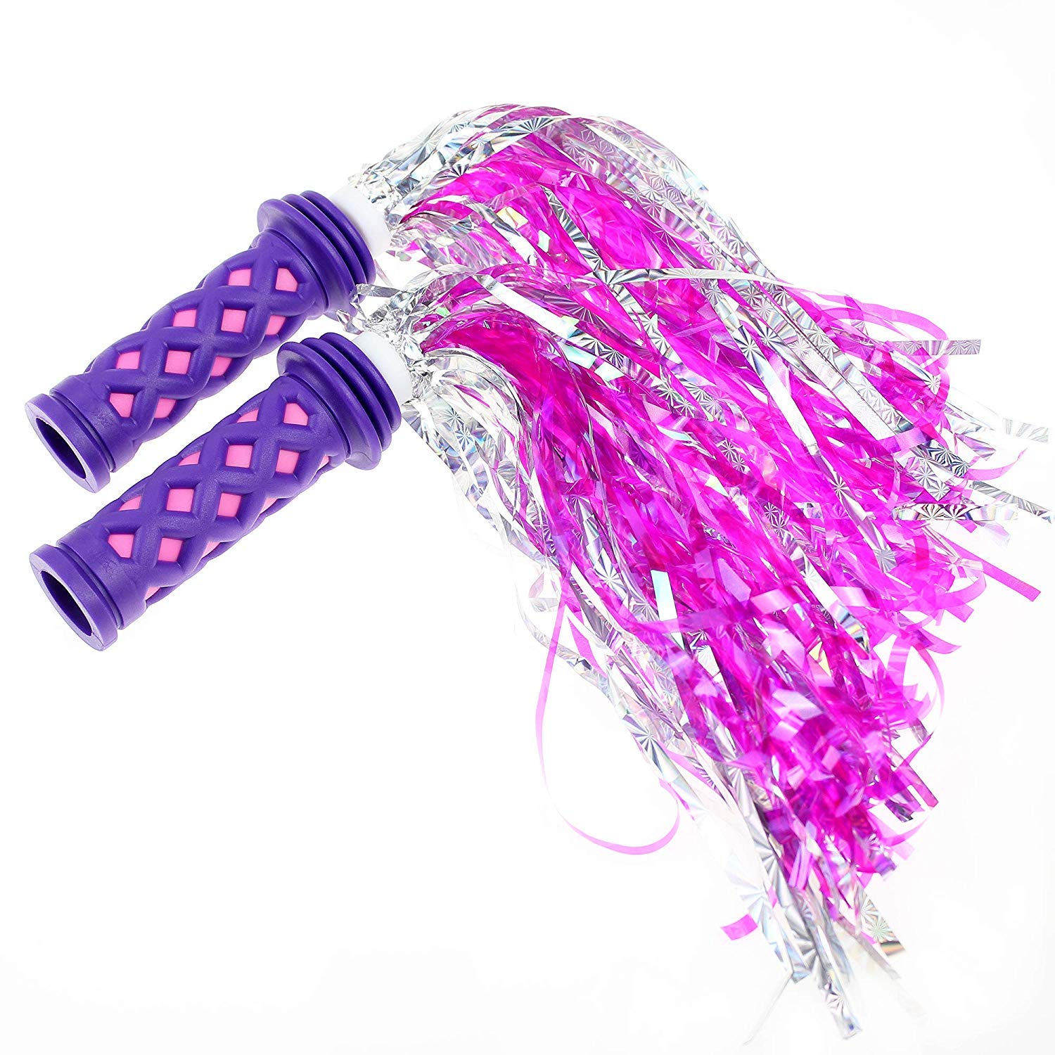 SAPLIZE Kids Bike Grips with Streamers