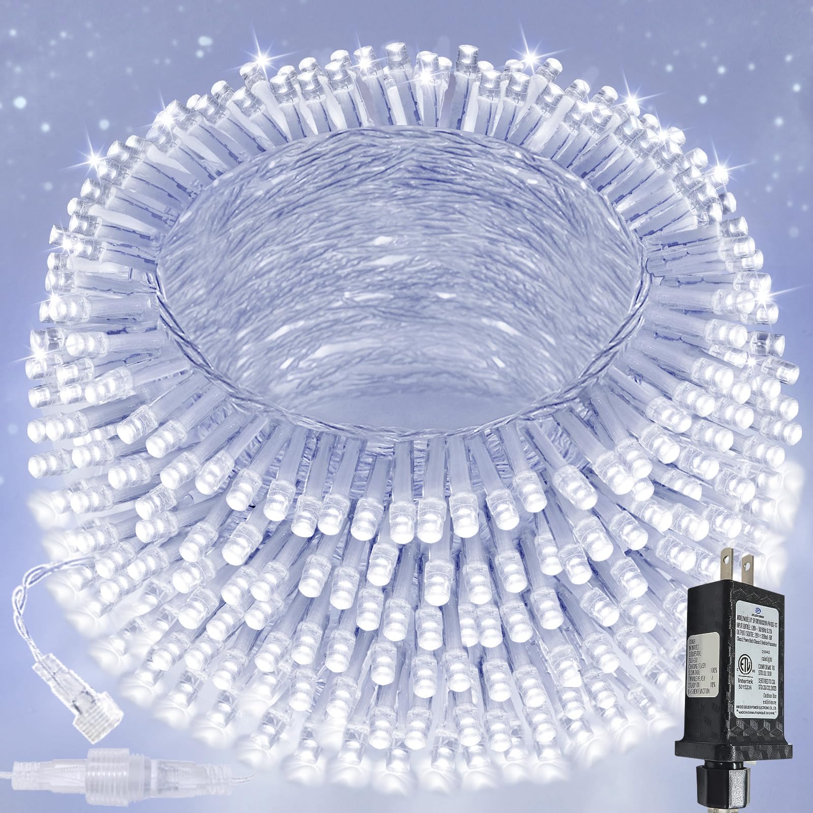 SANJICHA 200 LED Connectable String Lights