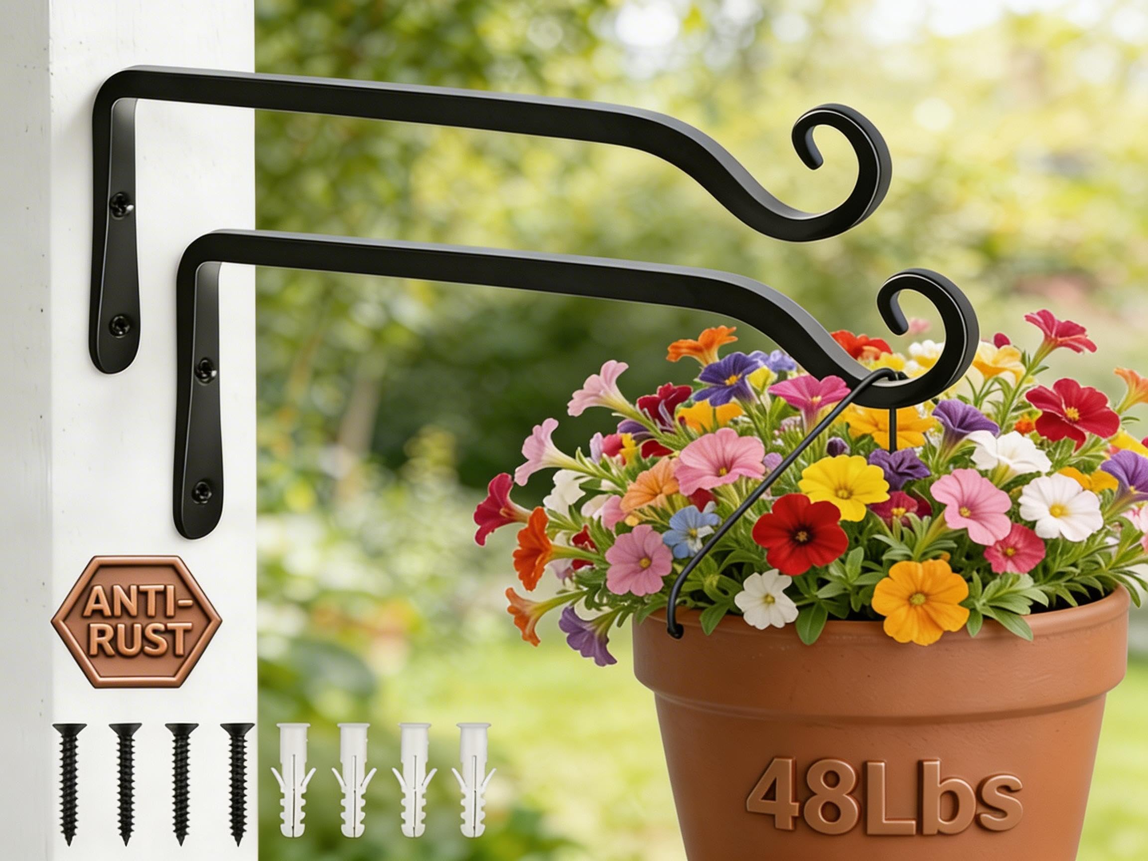 Gtongoko 10-inch Wall Plant Hangers