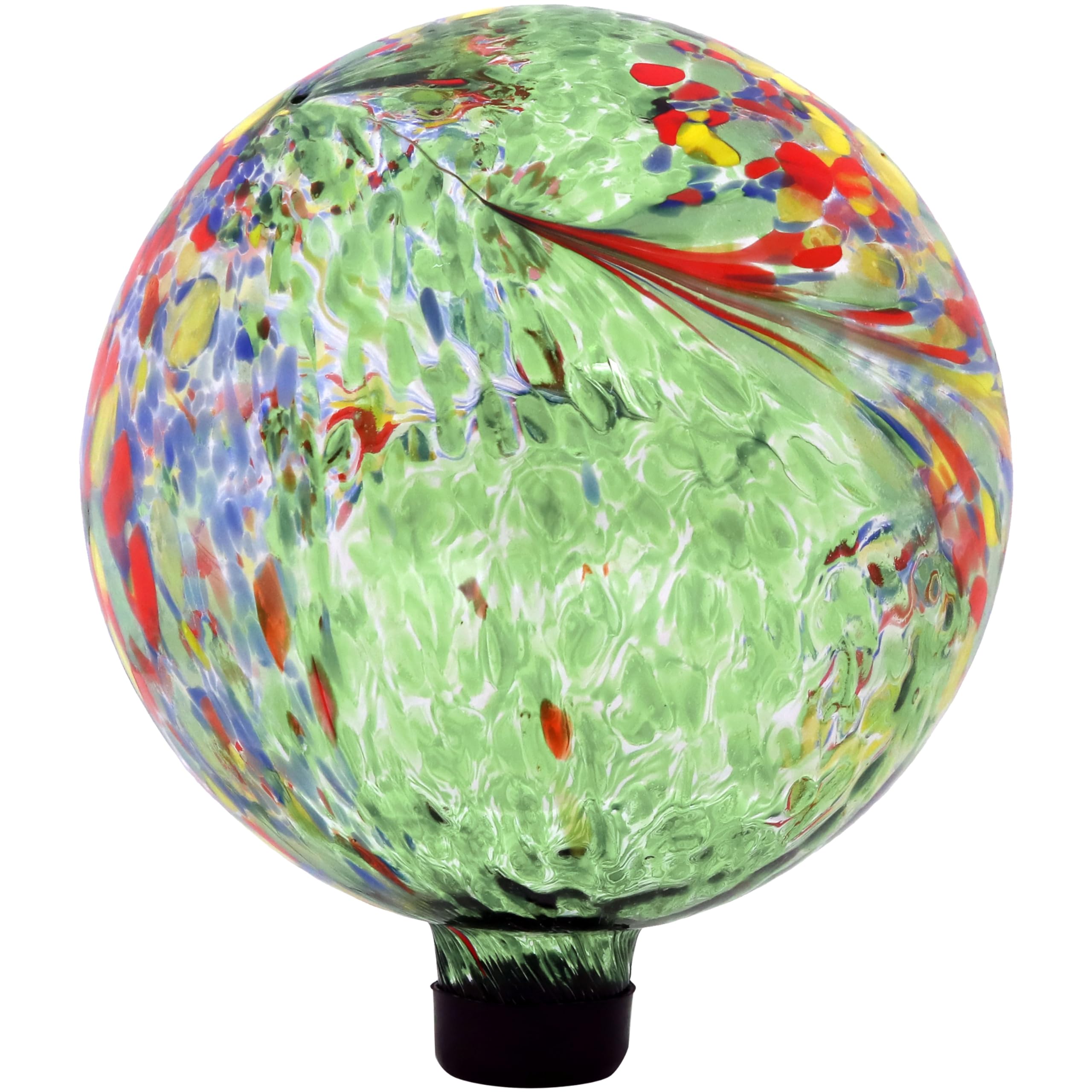Sunnydaze Green Glass Gazing Ball