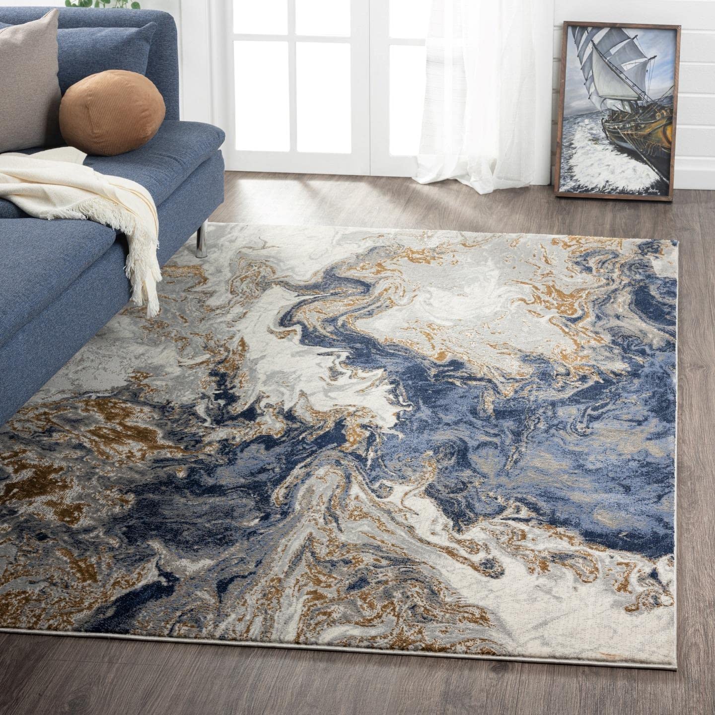 Luxe Weavers Marble Swirl
