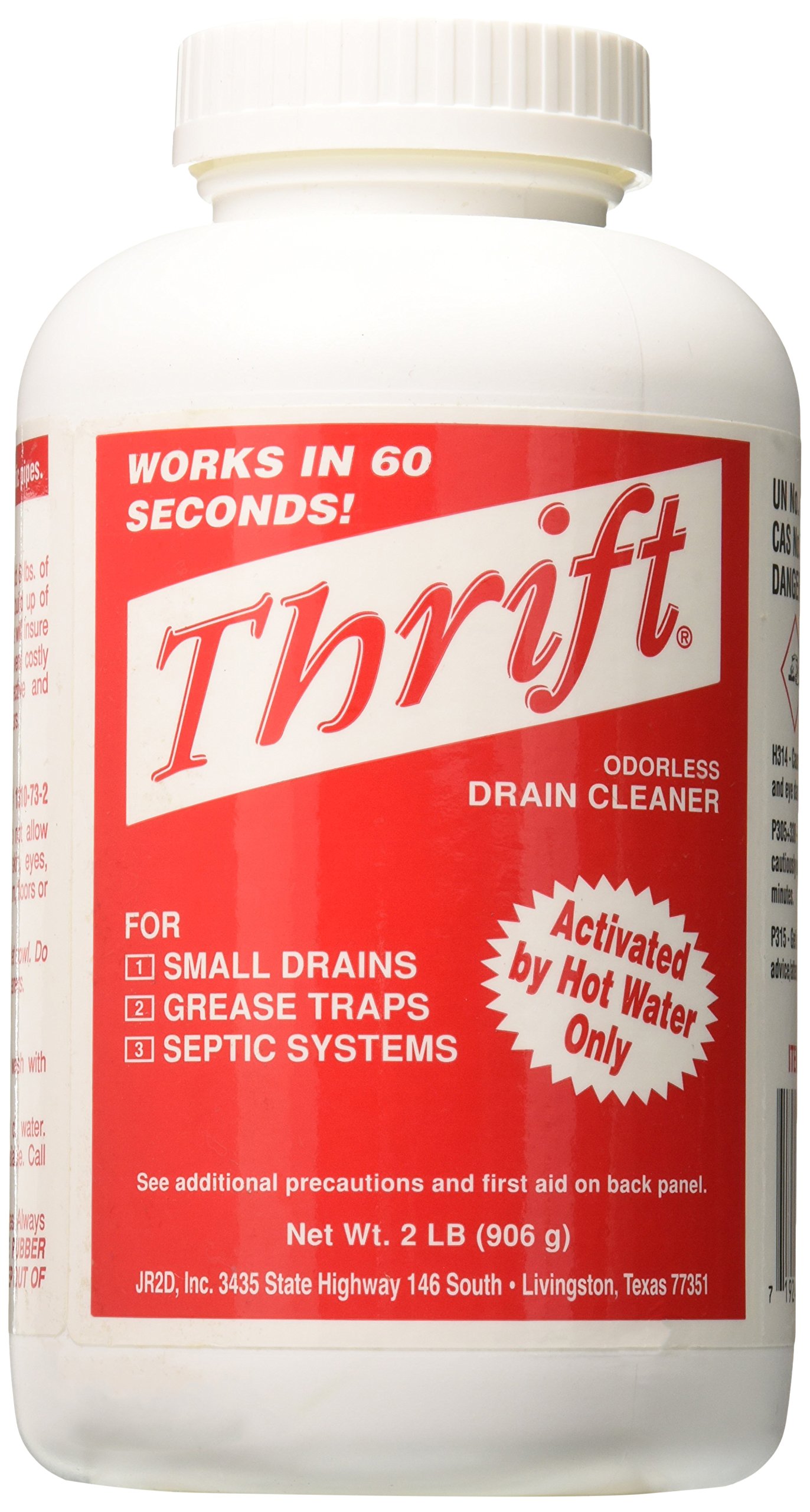 Thrift Marketing GIDDS-TY-0400879 Drain Cleaner (2 lb, White)