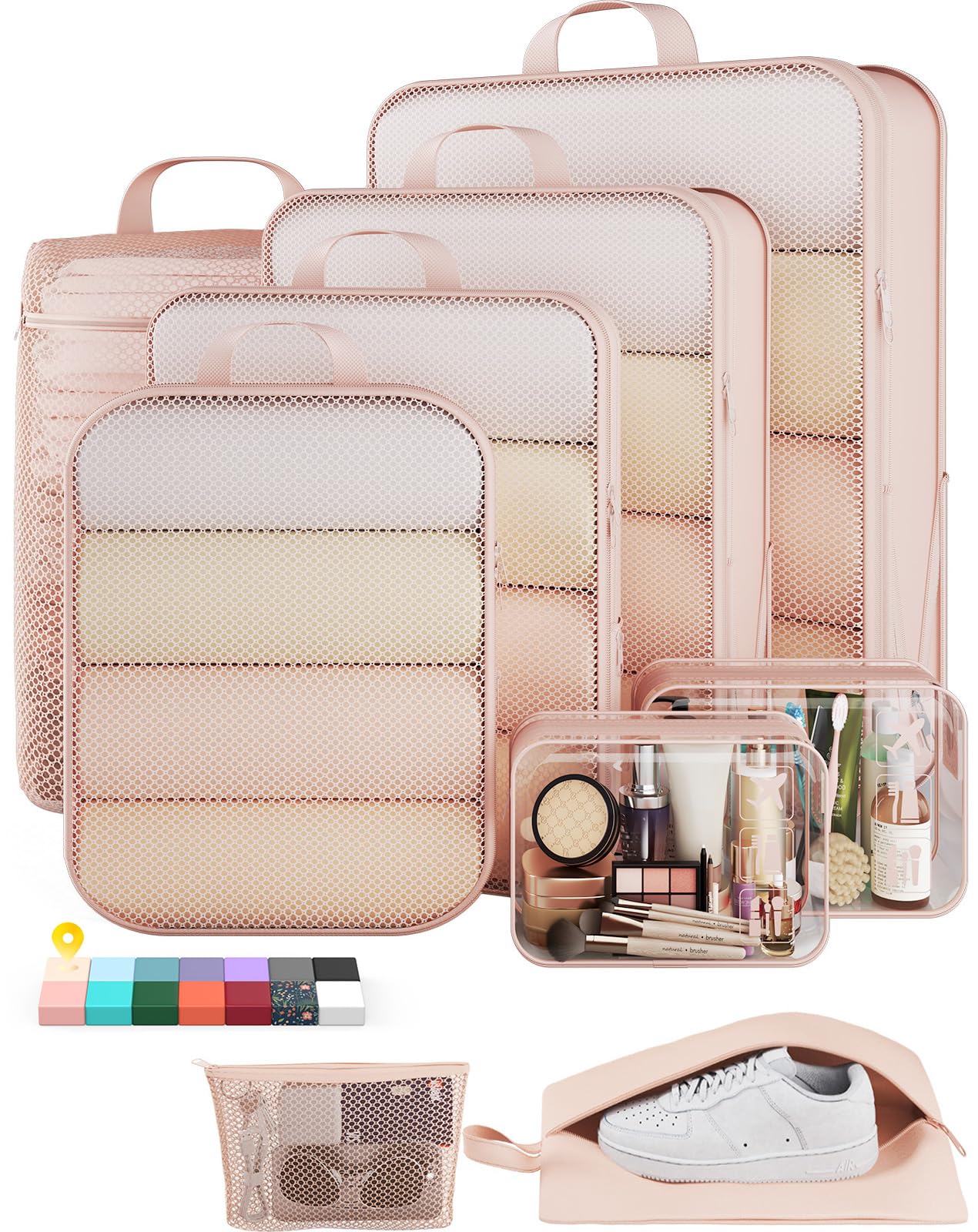 Veken Compression Packing Cubes (9-Piece)