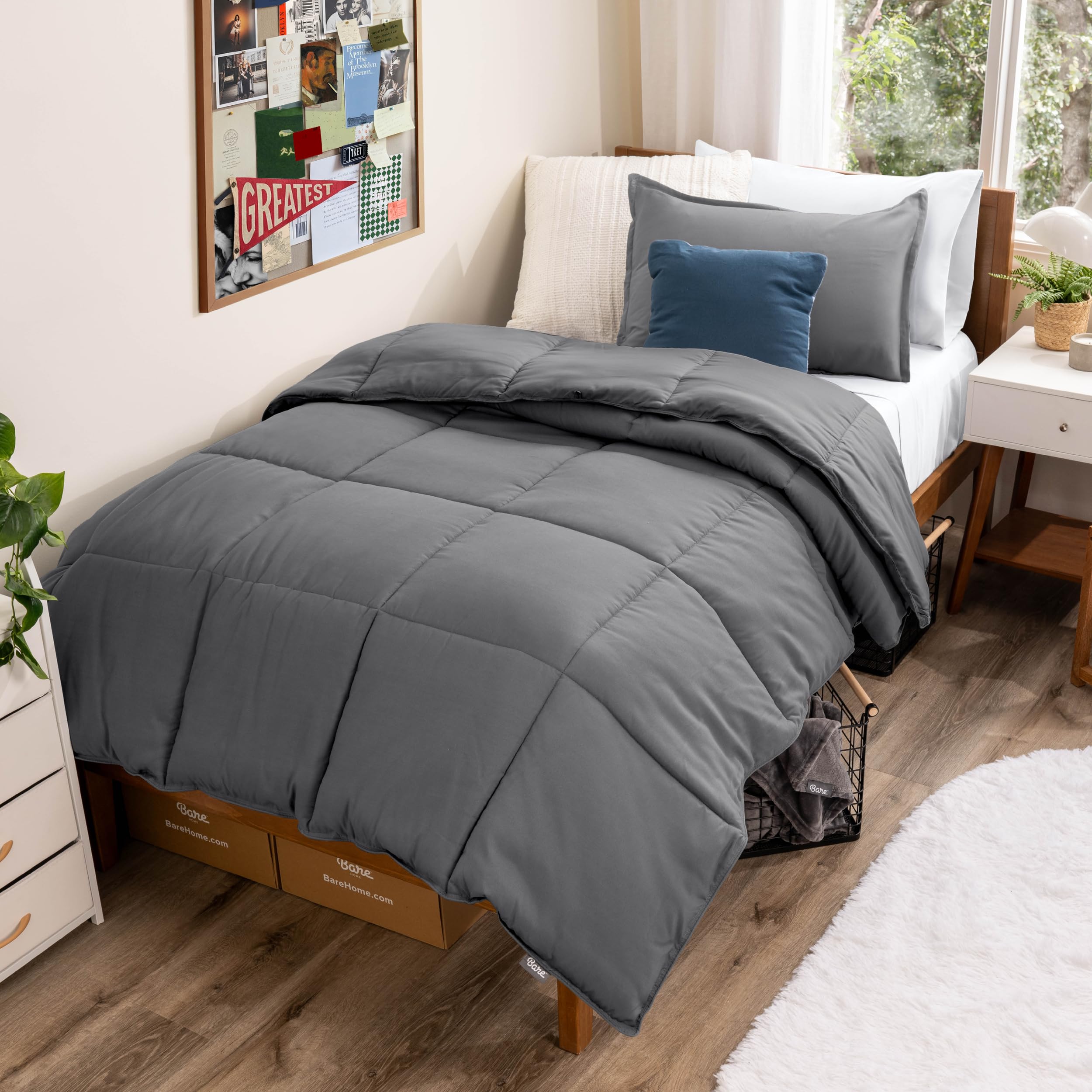 Bare Home Ultra-Soft Down-Alternative Comforter