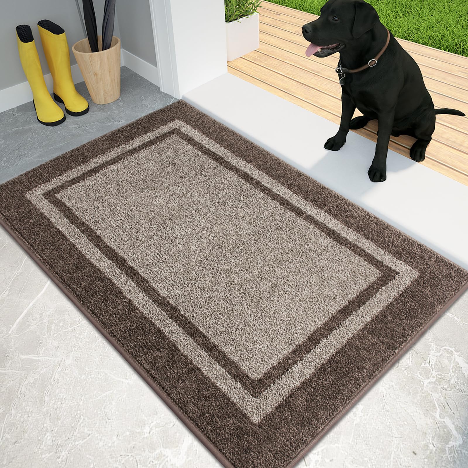 PURRUGS Dirt Trapping Door Mat