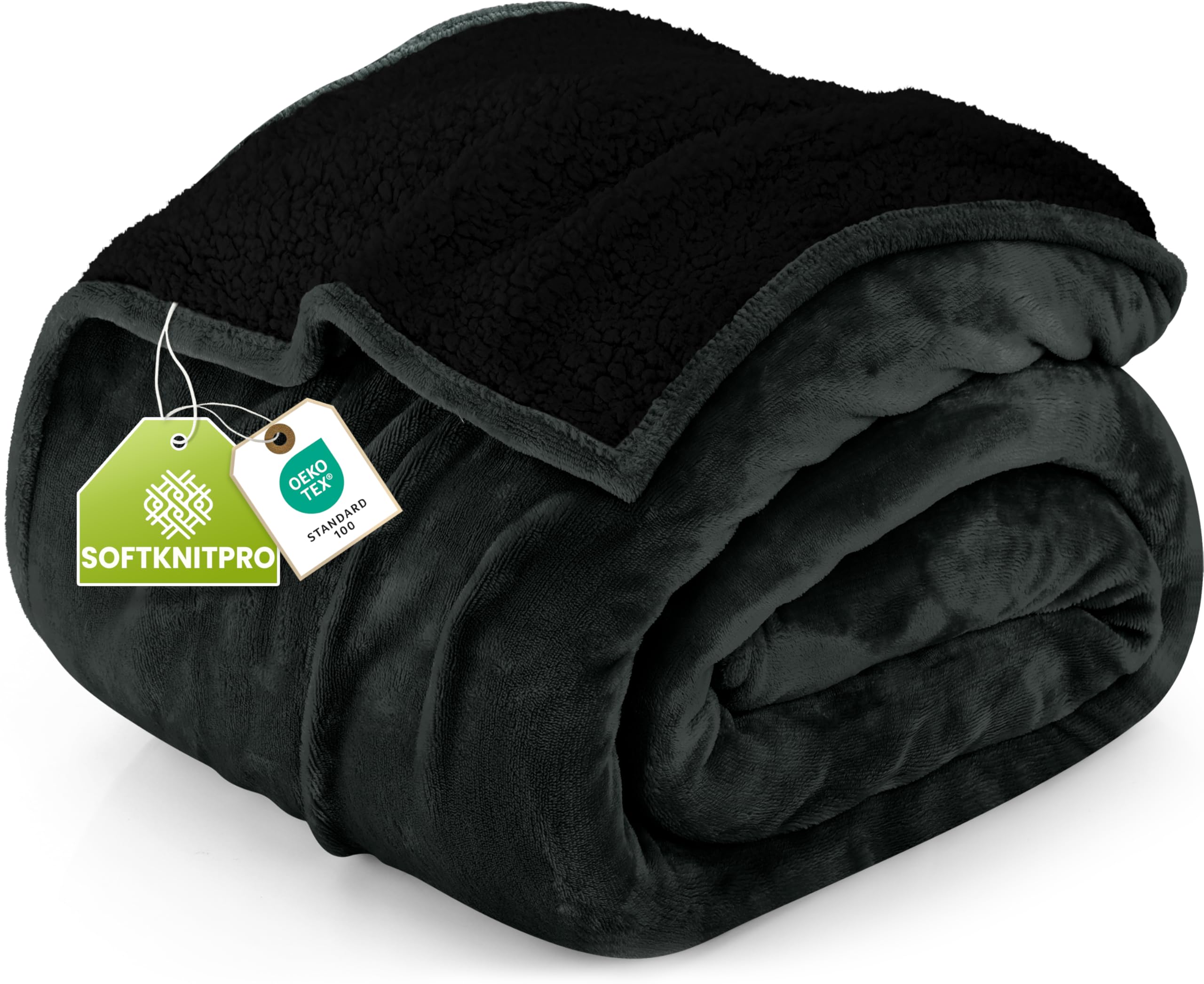 Utopia Sherpa Fleece Blanket (King)