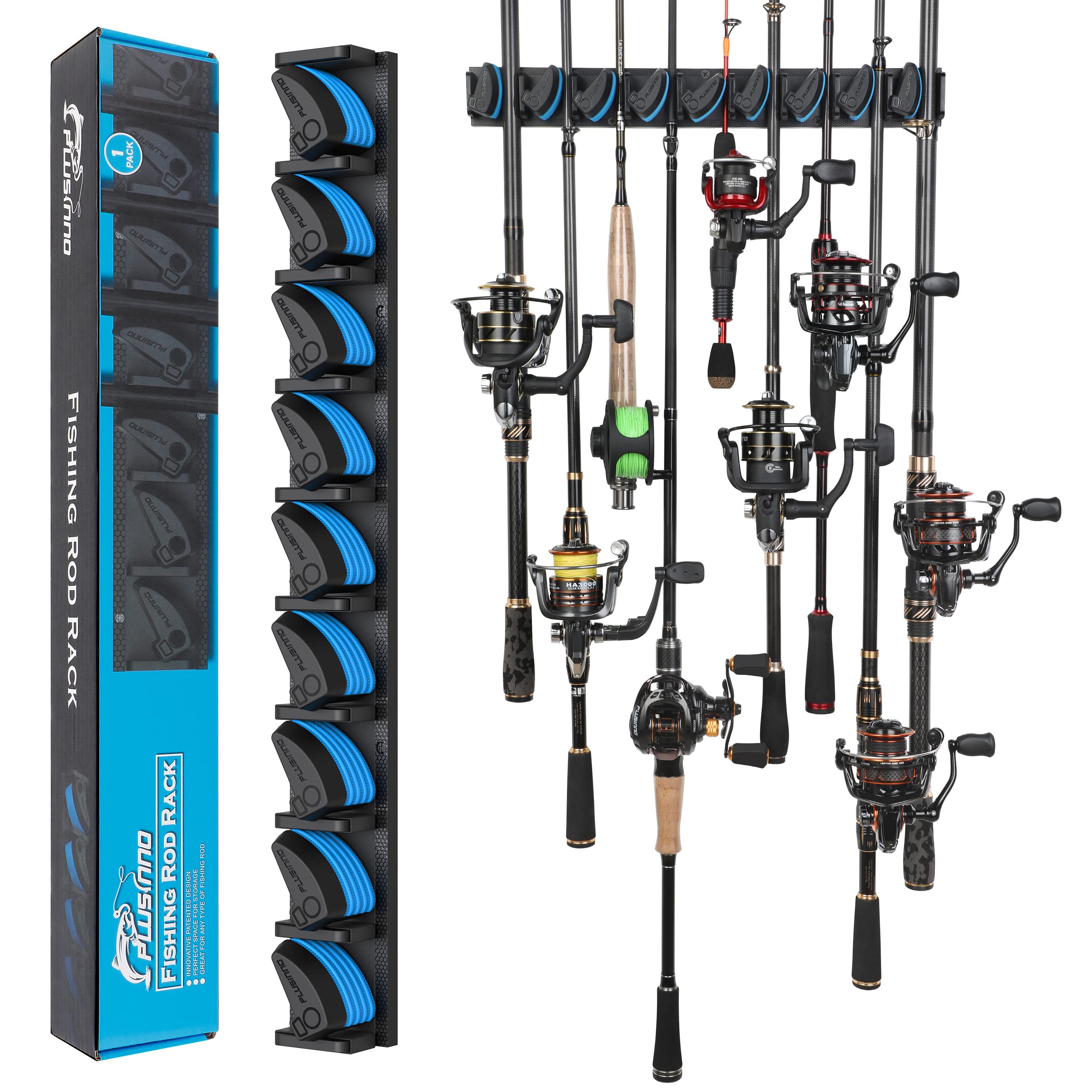 PLUSINNO Vertical 9-Rod Rack