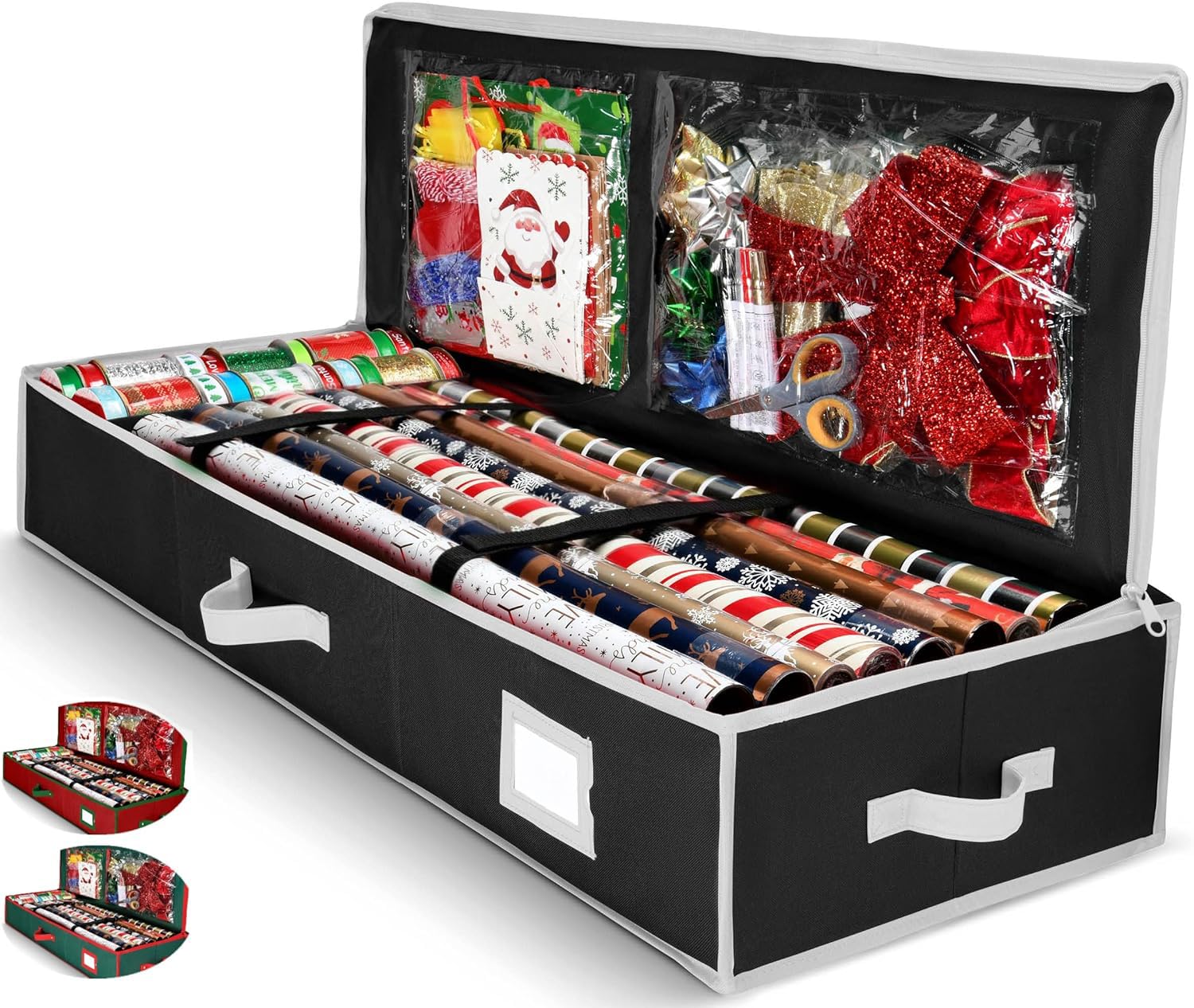 Premium Wrapping Paper Organizer (Tear-Proof)