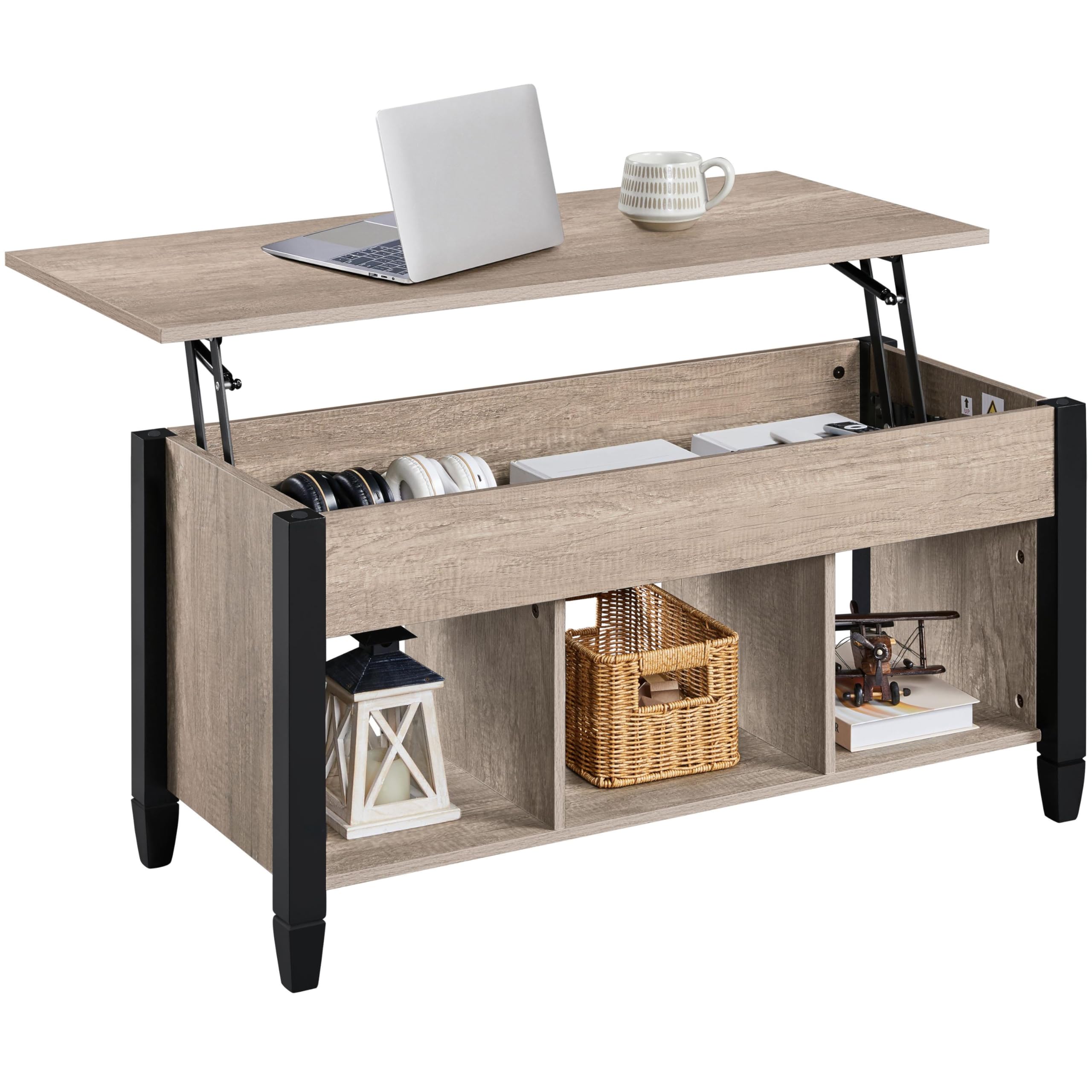 Yaheetech Lift-Top Coffee Table