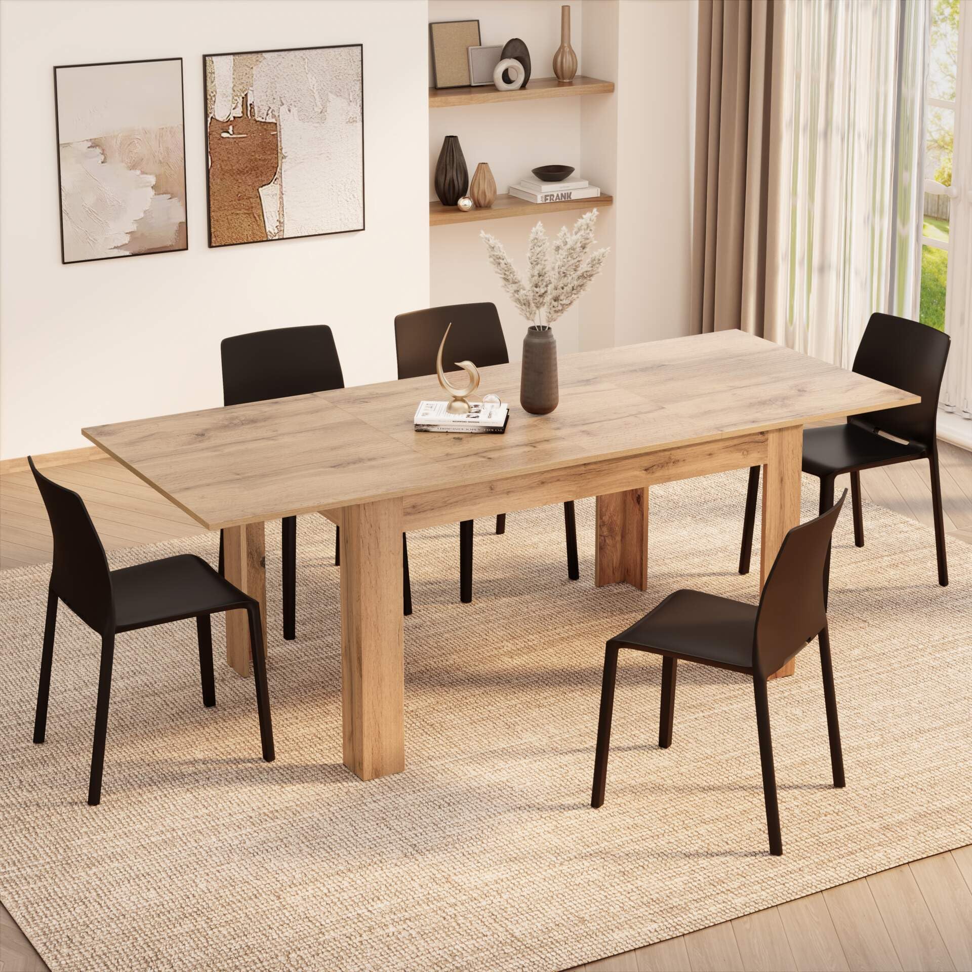 Mobili Fiver Easy Extendable Table