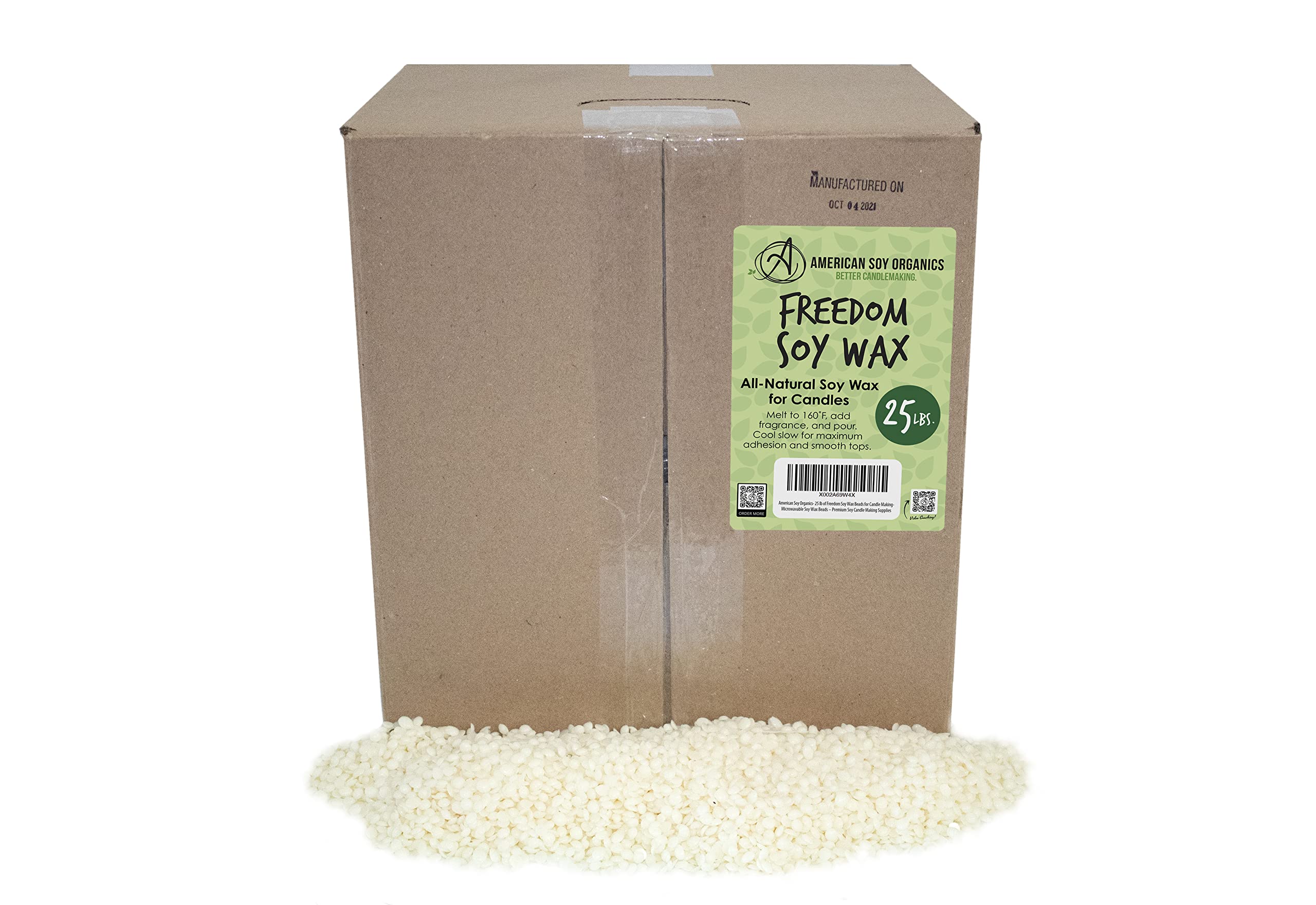 American Soy Organics Freedom Soy Wax Beads