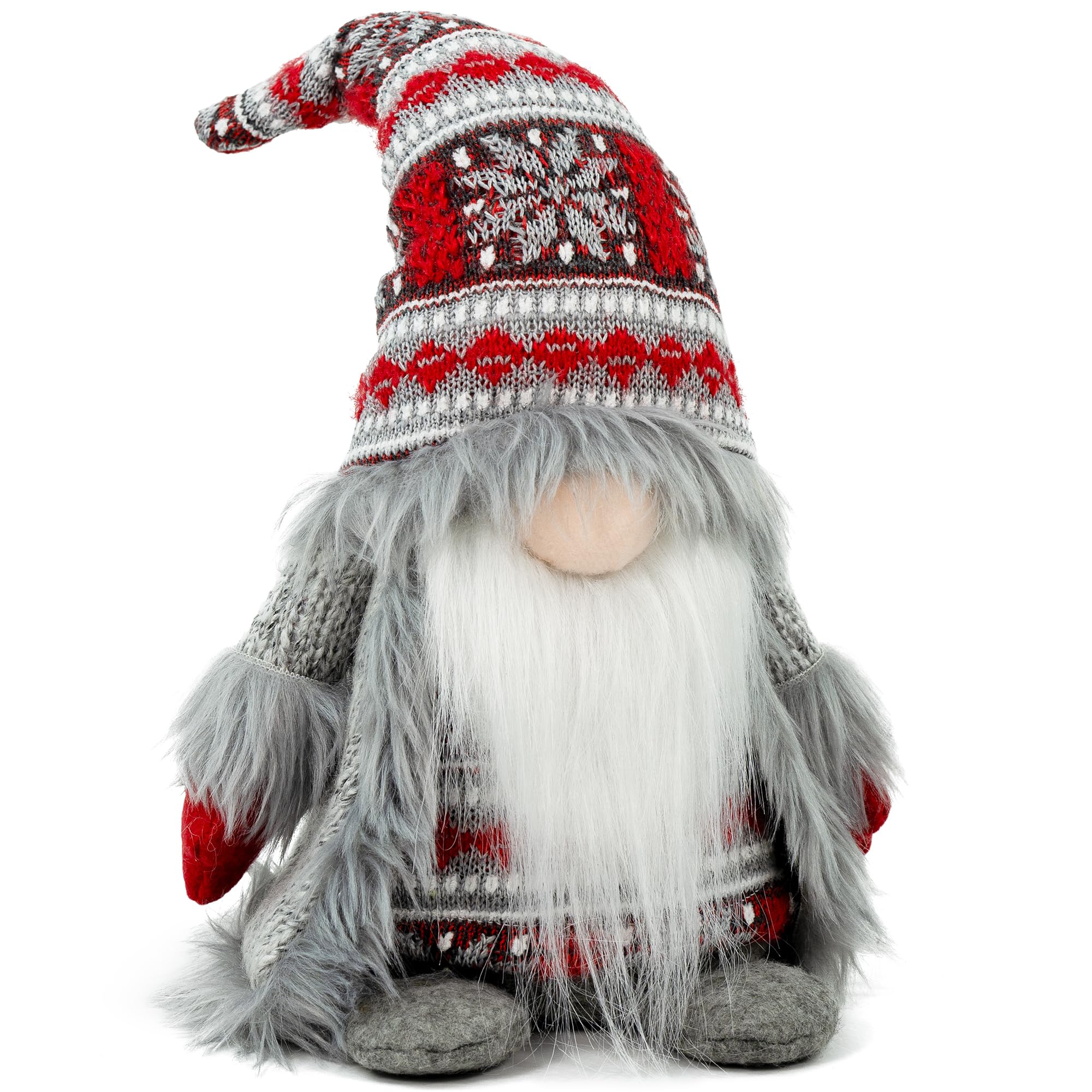 Gnome Christmas Plush Decorations — Handcrafted Swedish Tomte-Style Gnome