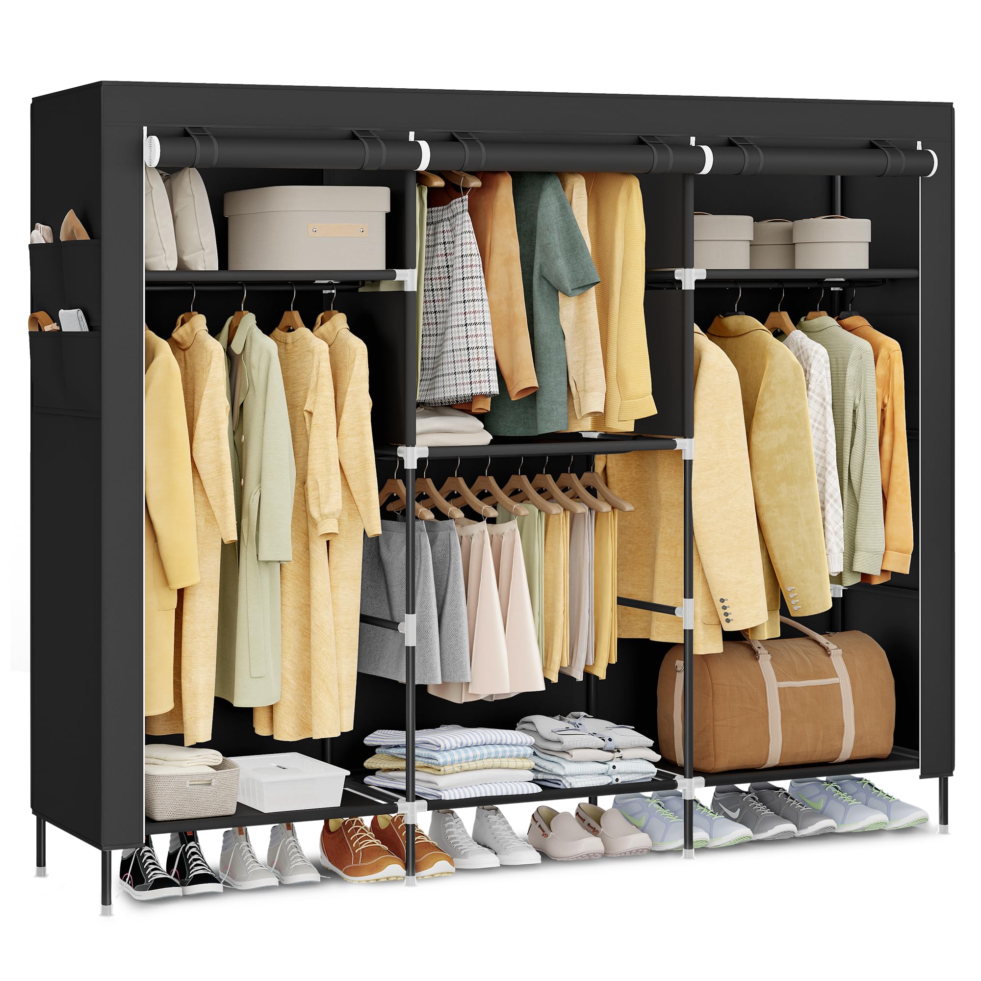 SONGMICS Fabric Wardrobe URYG011BZ02