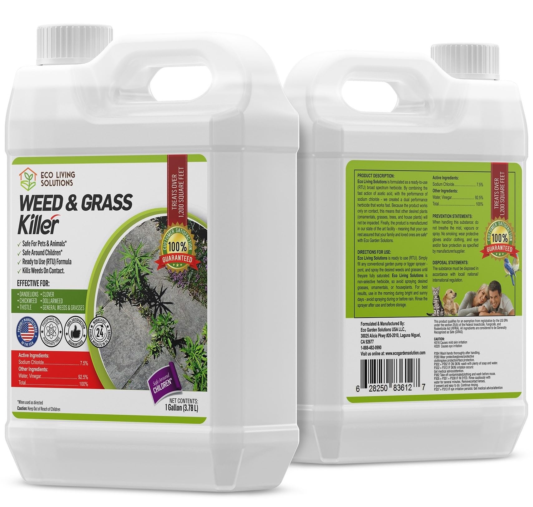 ECO Garden PRO Organic Vinegar Weed Killer (Ready‑To‑Use)