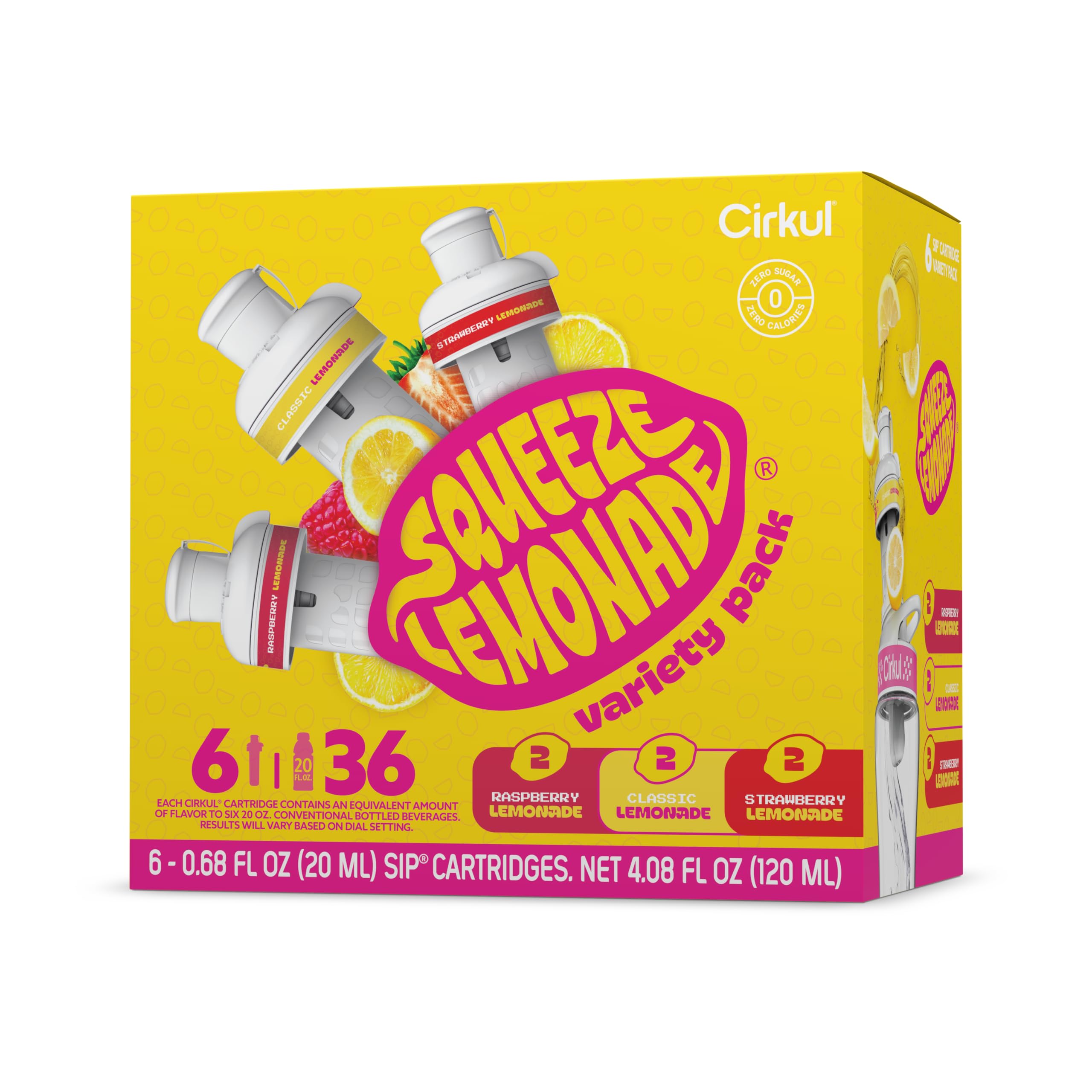 Cirkul Squeeze Lemonade Flavor Cartridge Variety Pack