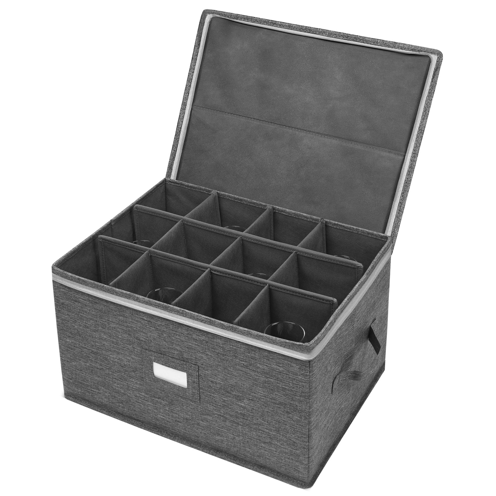 Stemware Storage Box for 12 Glasses