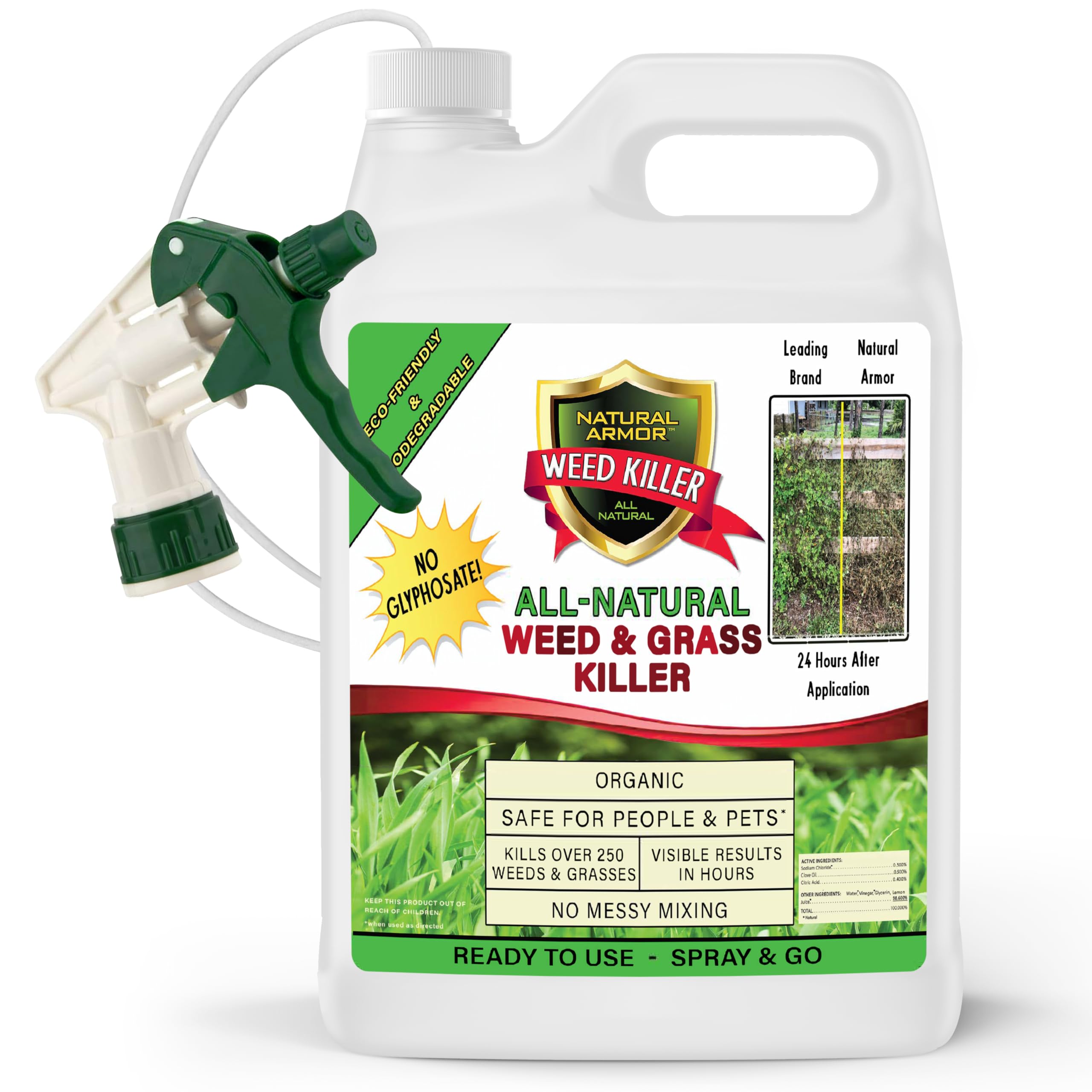 Natural Armor Weed & Grass Killer (All‑Natural Concentrate)