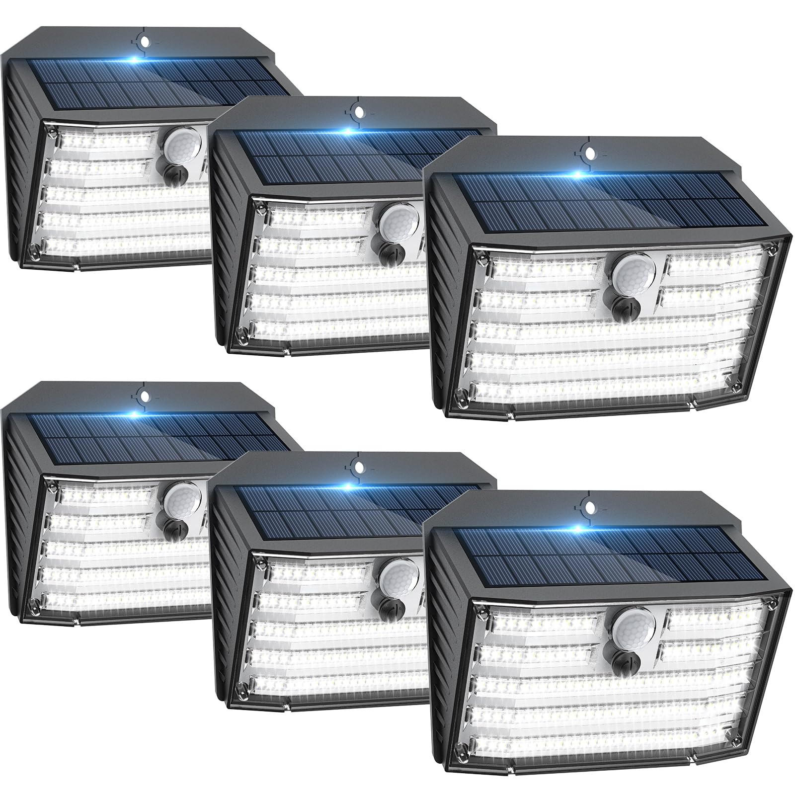 Ultra Bright Solar Fence Lights (6-Pack)