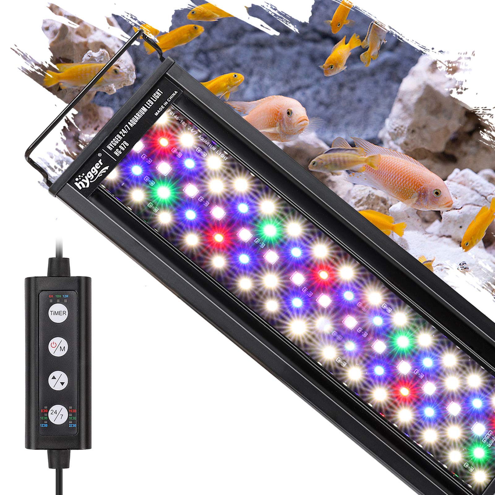 hygger 18W 24/7 Aquarium LED Light