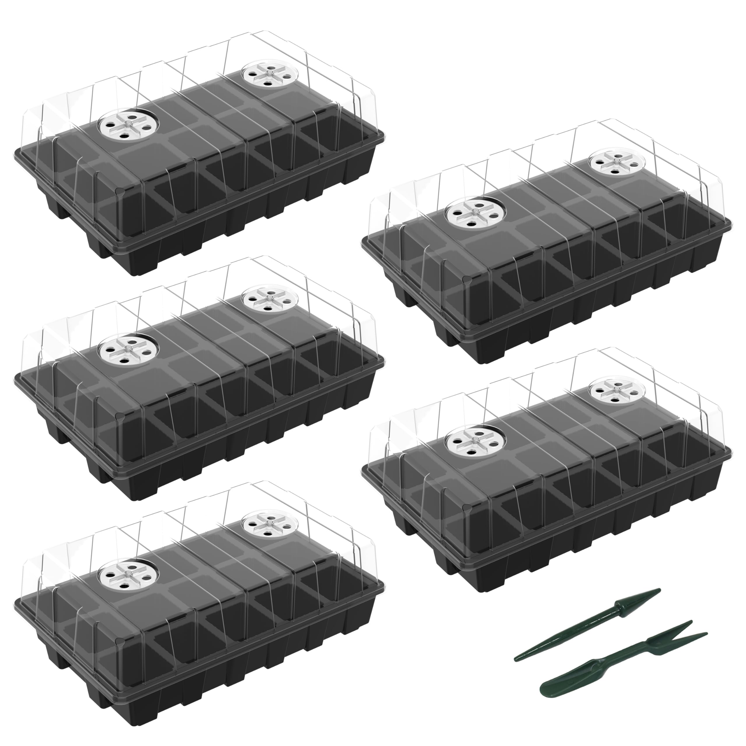 Gardzen Seed Starter Trays (5‑Pack)