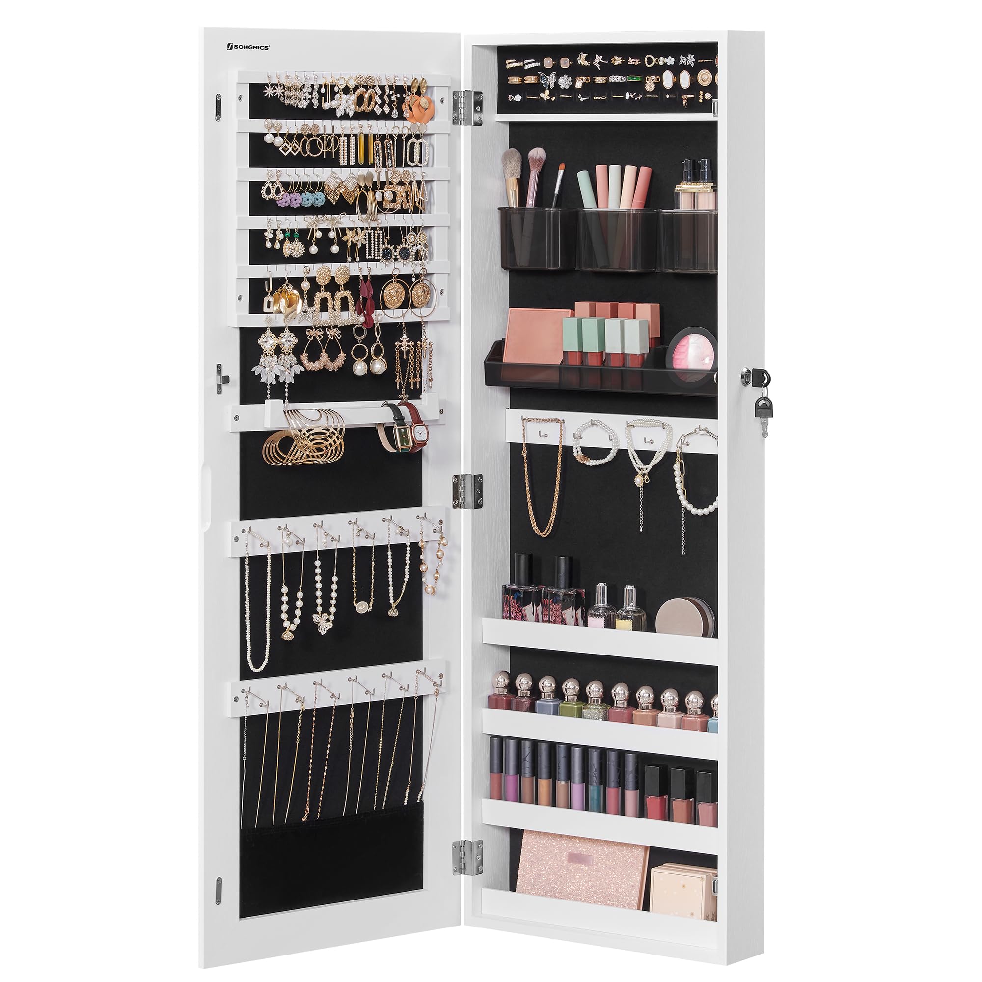 SONGMICS Jewelry Cabinet Armoire