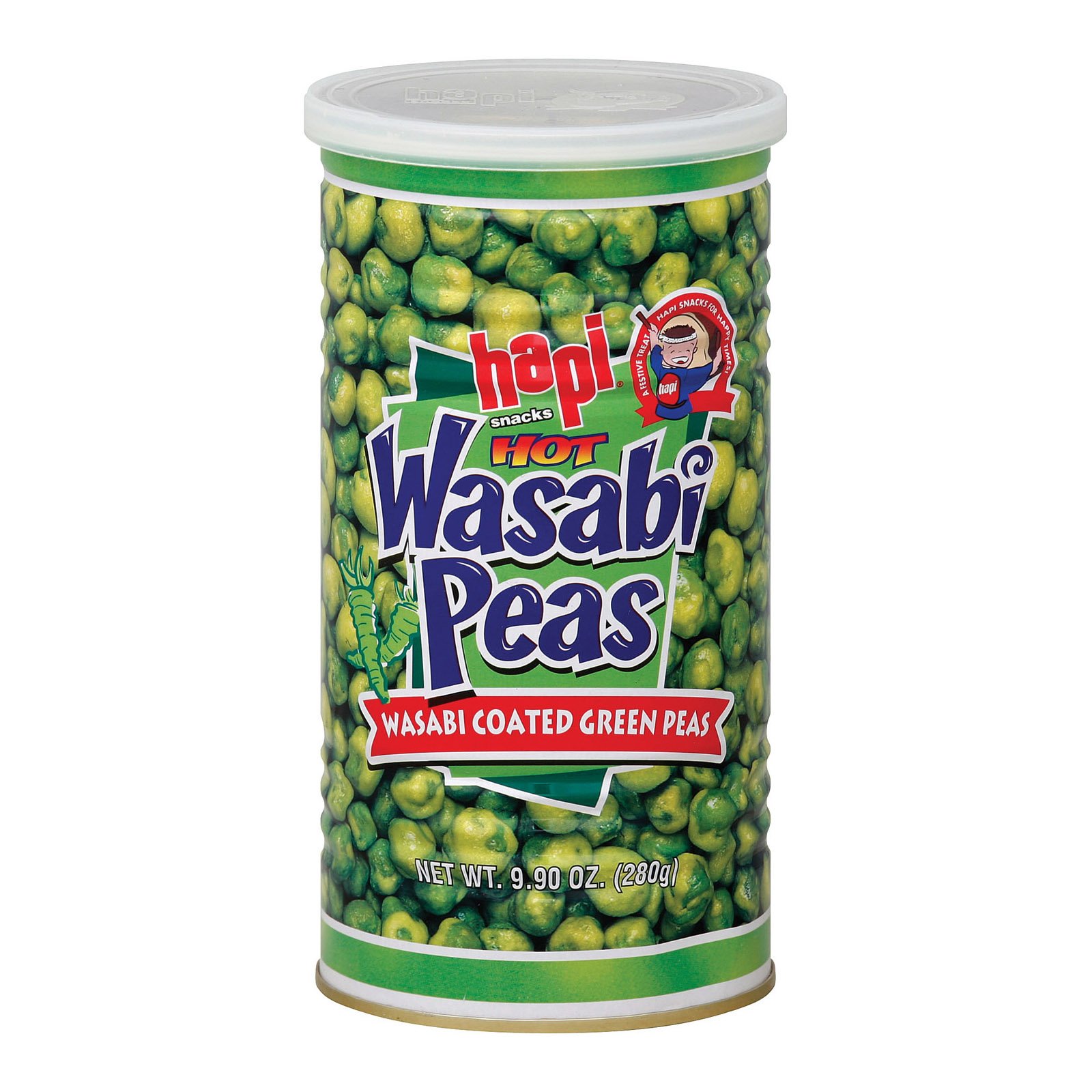 Hapi Hot Wasabi Peas (Single Tin)