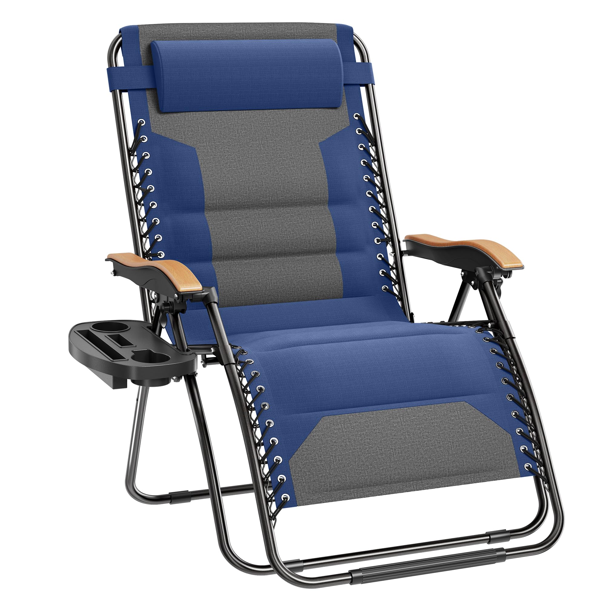 PHI VILLA XXL Oversized Padded Zero Gravity Chair (Thumb Blue)