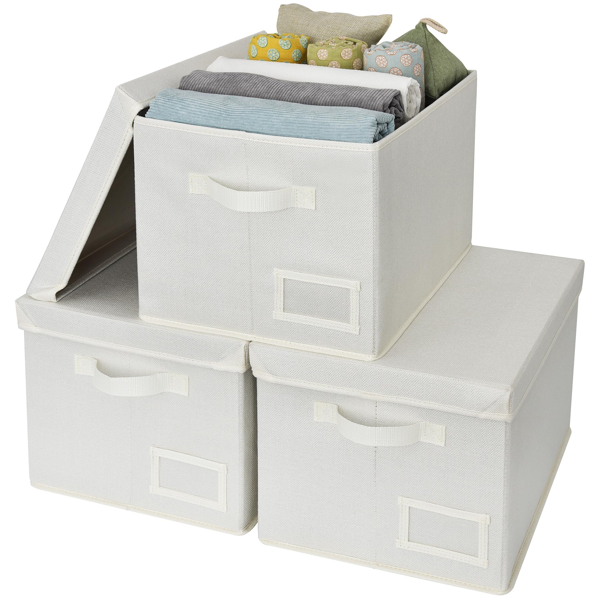 GRANNY SAYS Fabric Storage Bins with Lids