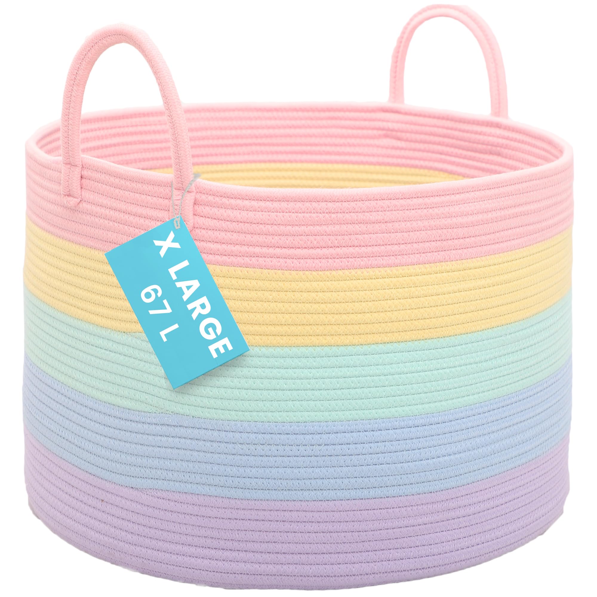 OrganiHaus Rainbow Woven Basket