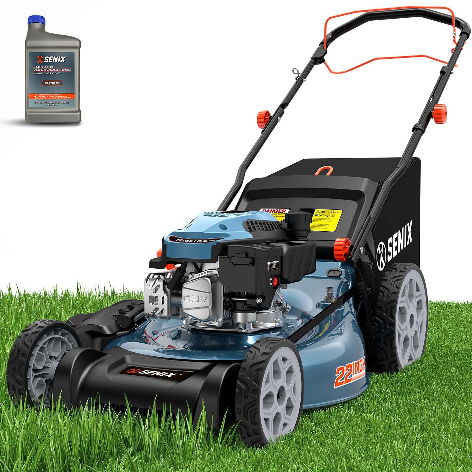 SENIX 22-Inch Self-Propelled Mower (170cc)