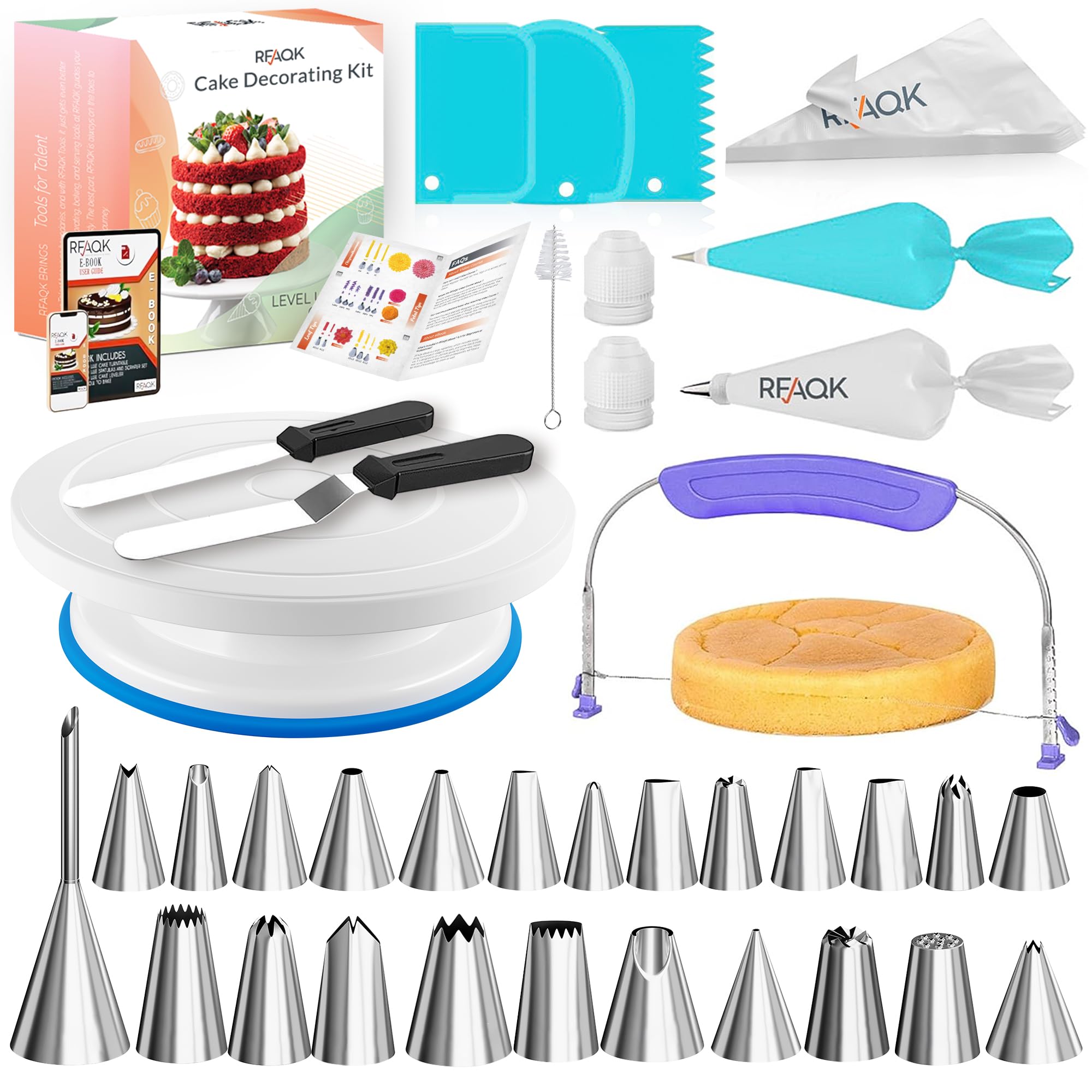 RFAQK 90-Piece Cake Decorating Kit