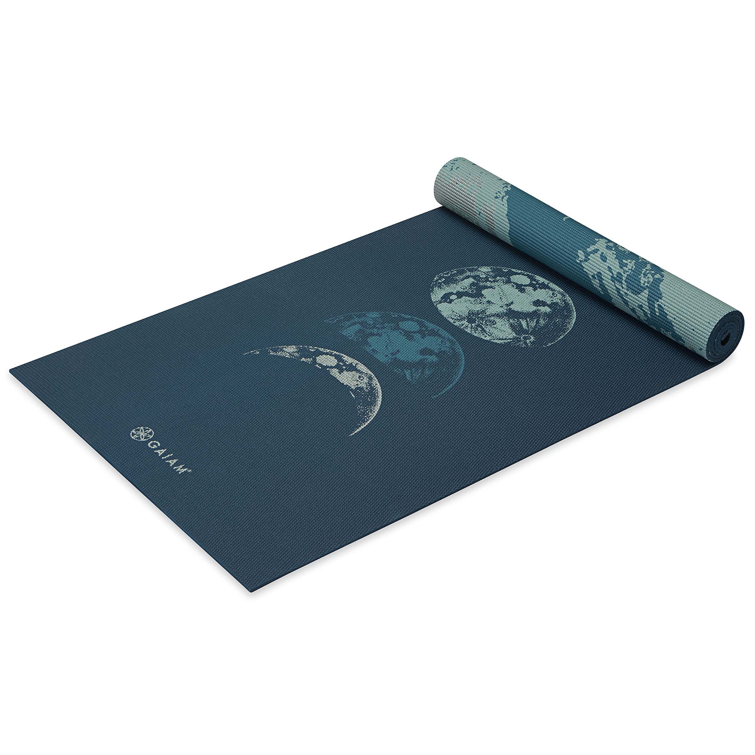 Gaiam Premium 6mm Reversible — Dual-Design Non-Slip Mat