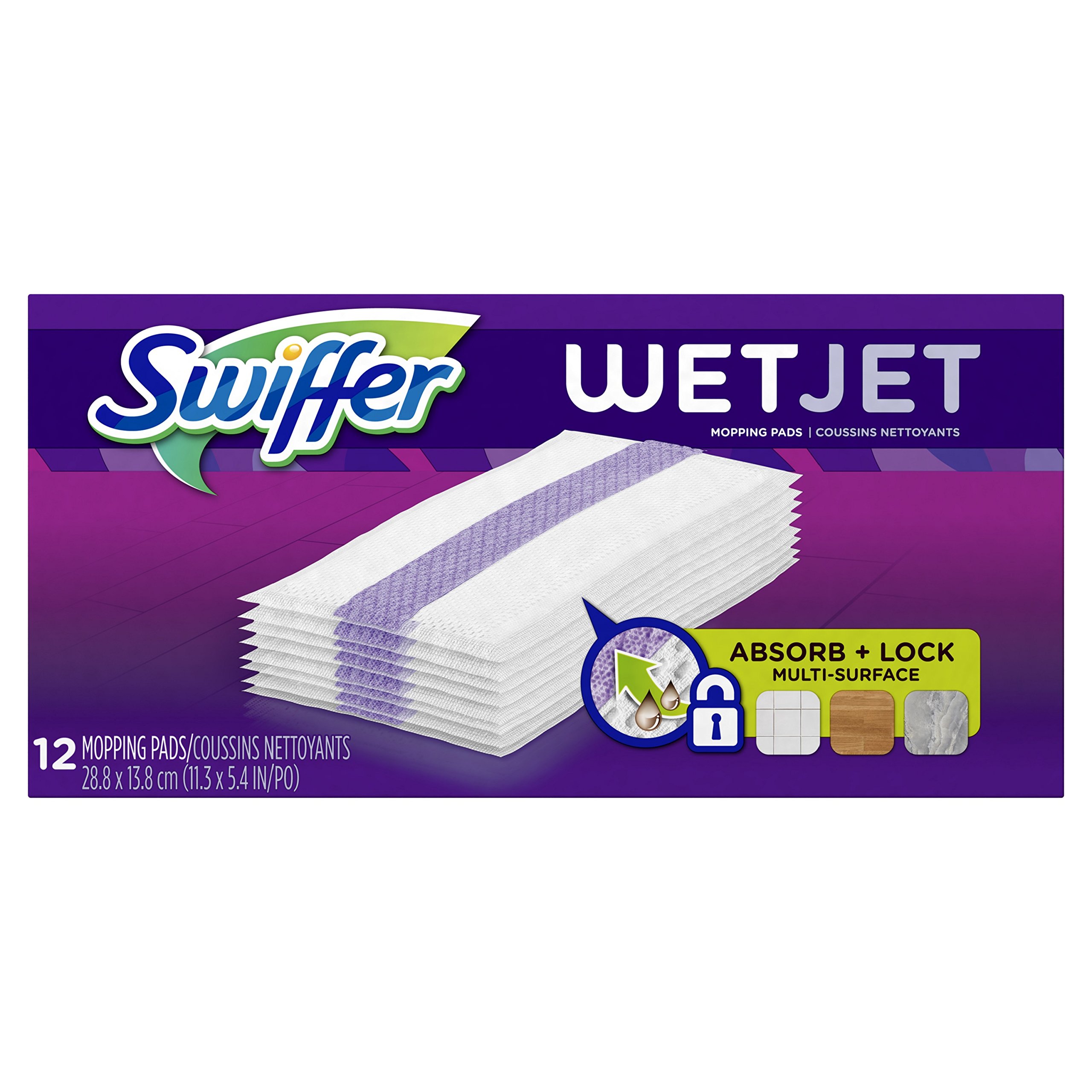 Swiffer WetJet Spray Mop Pad Refill, Multi Surface