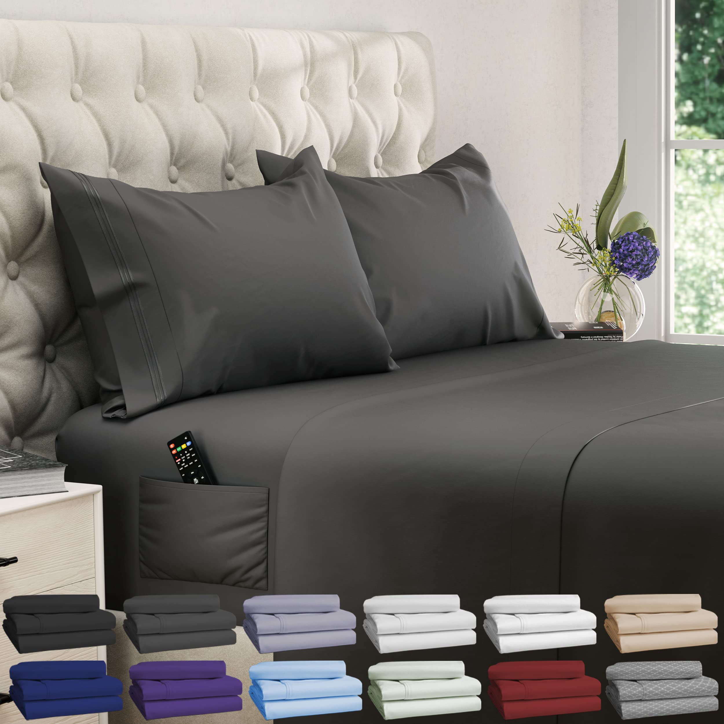 Dreamcare King Sheet Set with Side Pocket