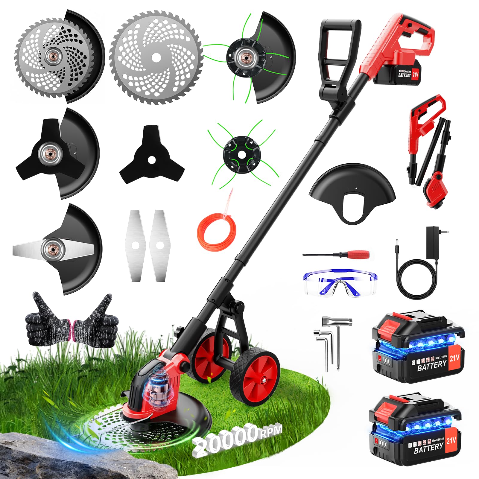 4-in-1 Brushless Weed Eater