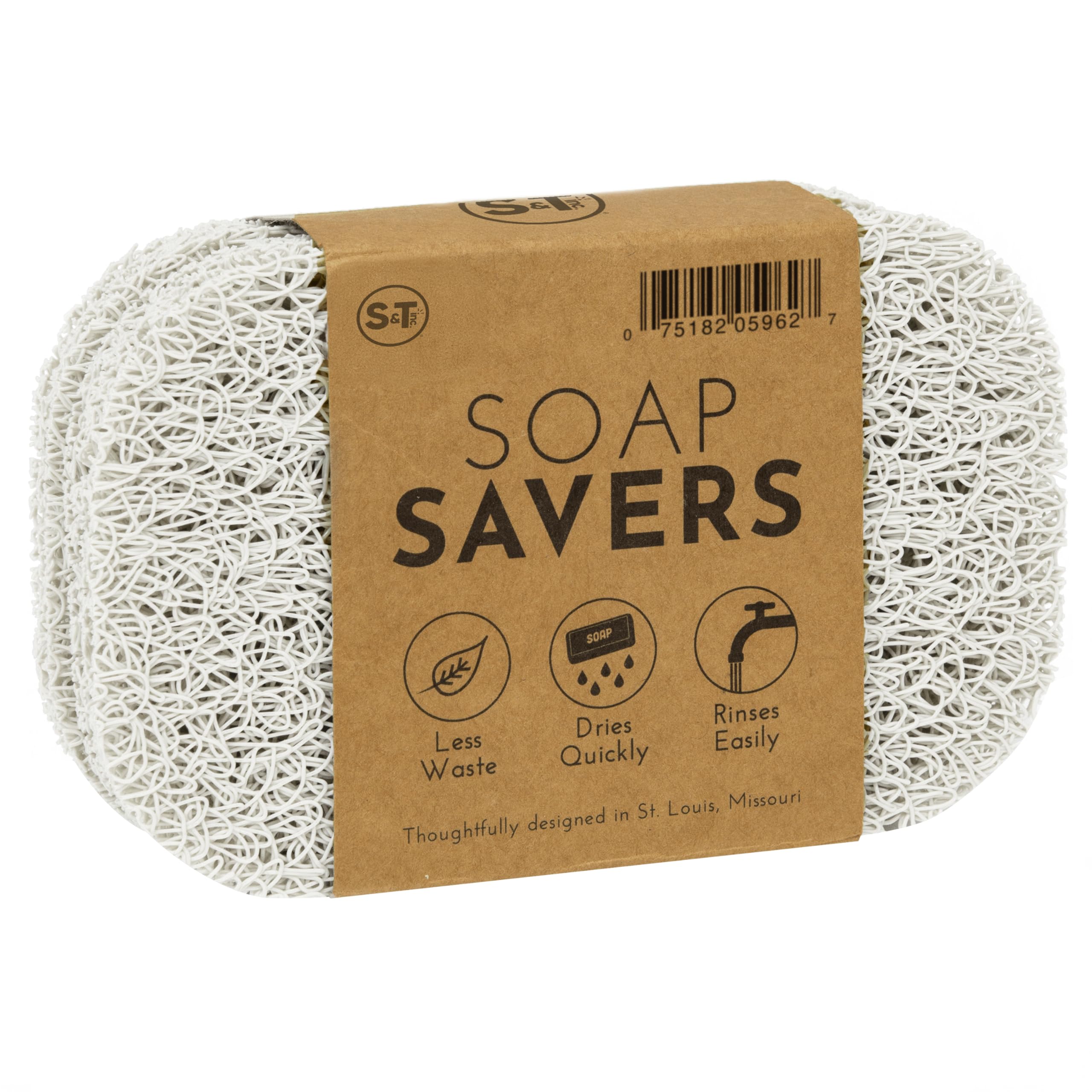 S&T INC. Soap Saver Pads (4-Pack)