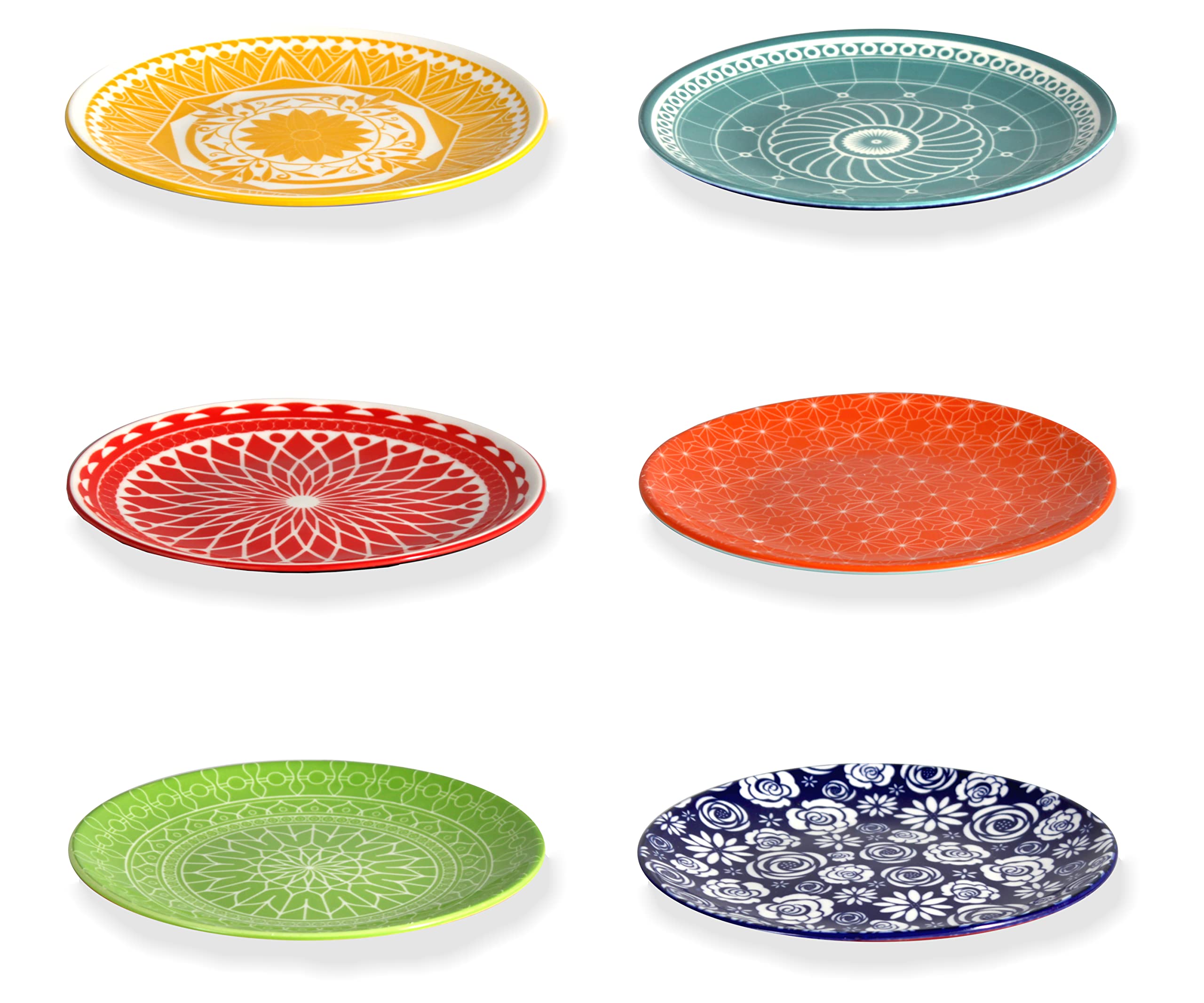 Annovero Porcelain Dessert Plates (6-inch)