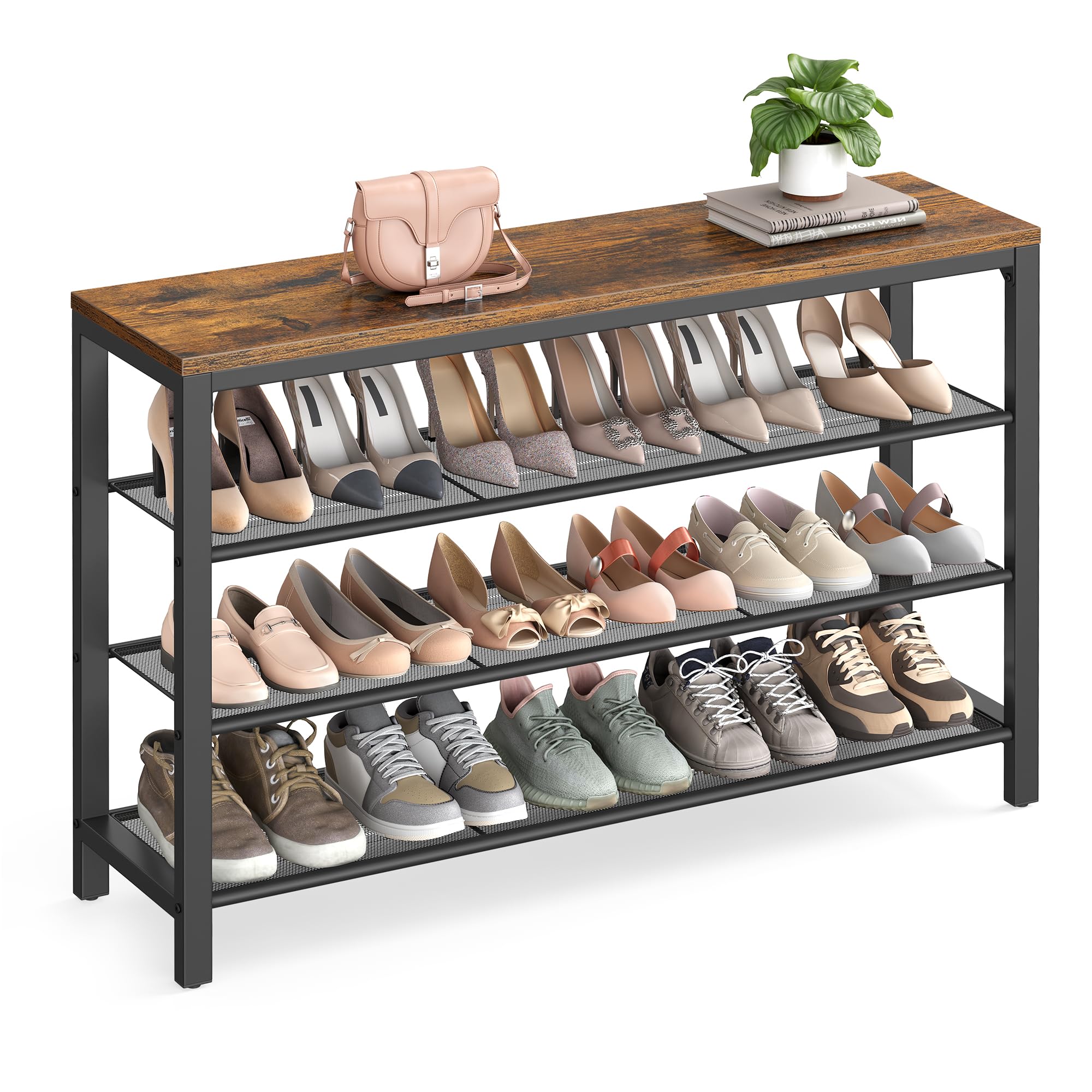 VASAGLE 4-Tier Shoe Rack