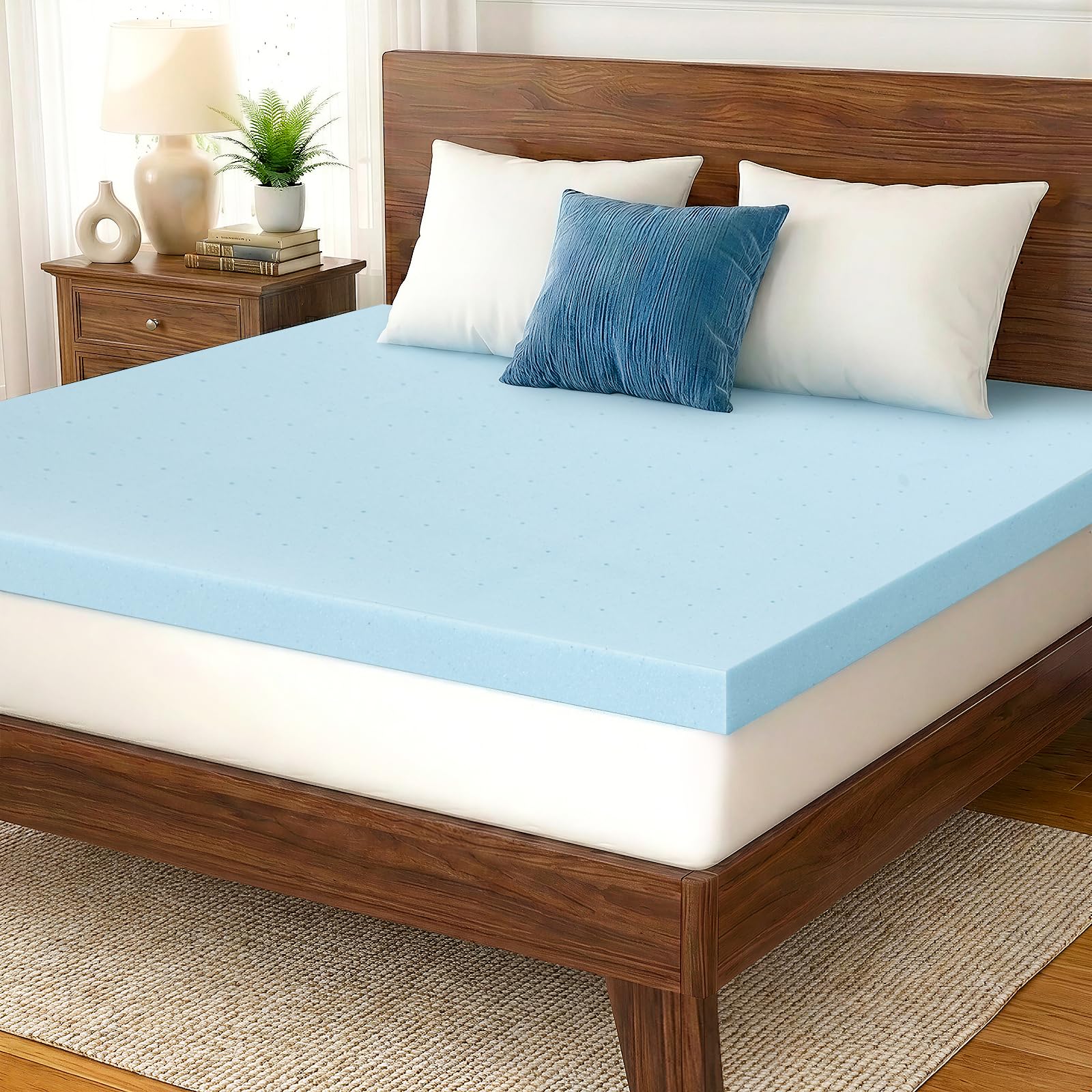 2-Inch Gel Memory Foam Balanced Comfort Topper