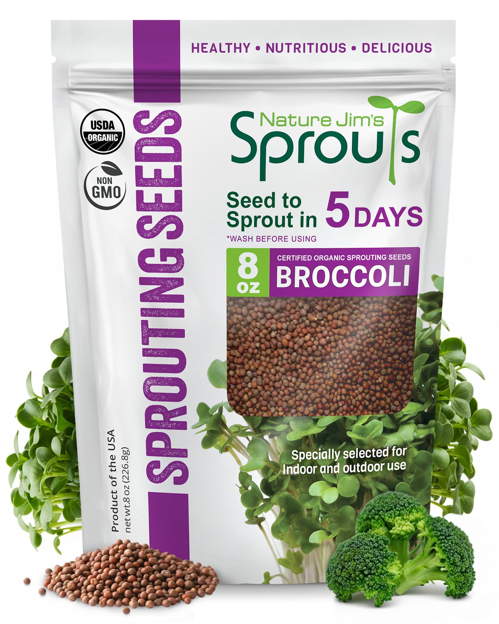 Nature Jim's Broccoli Sprout Seeds