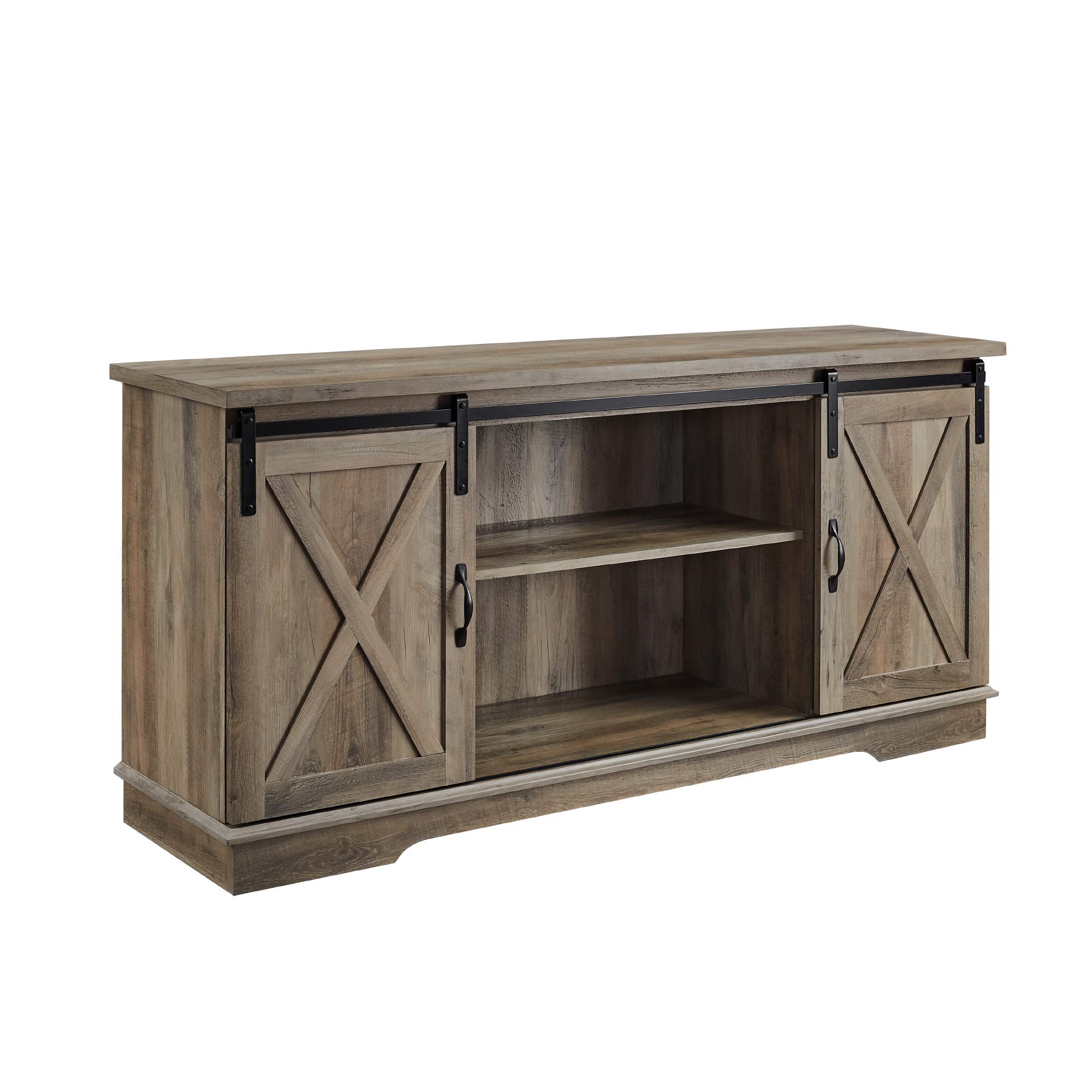 Walker Edison Richmond Sliding Barn Door TV Stand