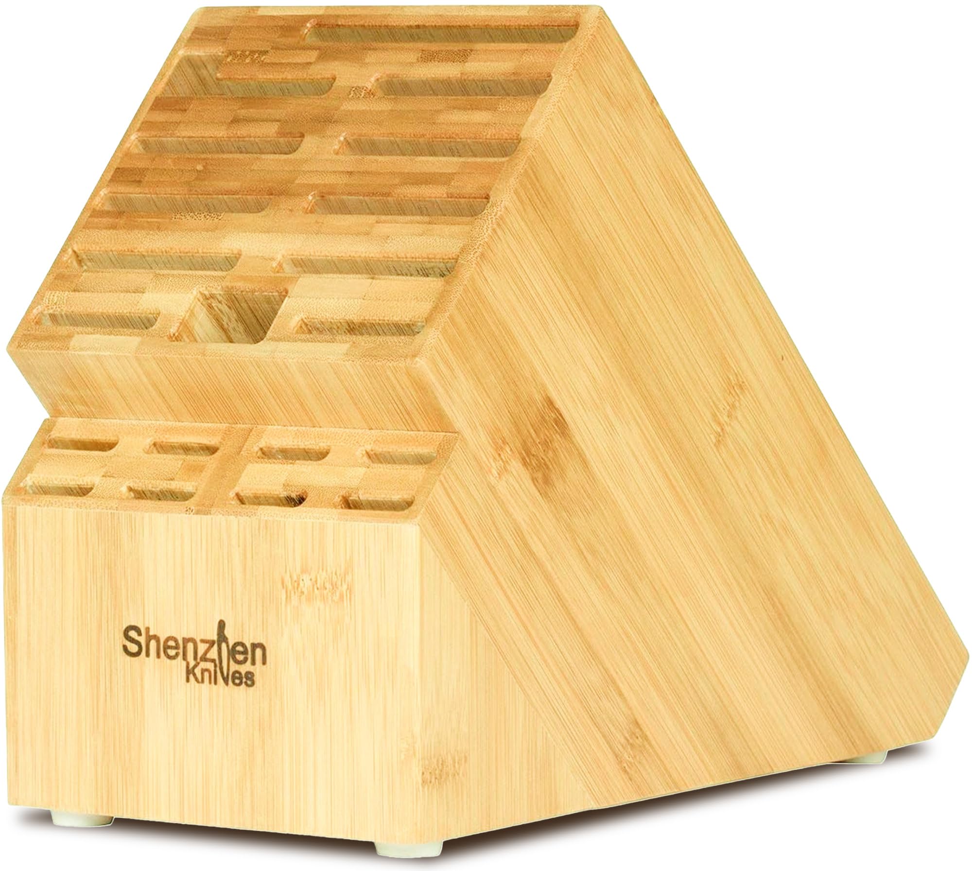 Shenzhen 20-Slot Bamboo Knife Block