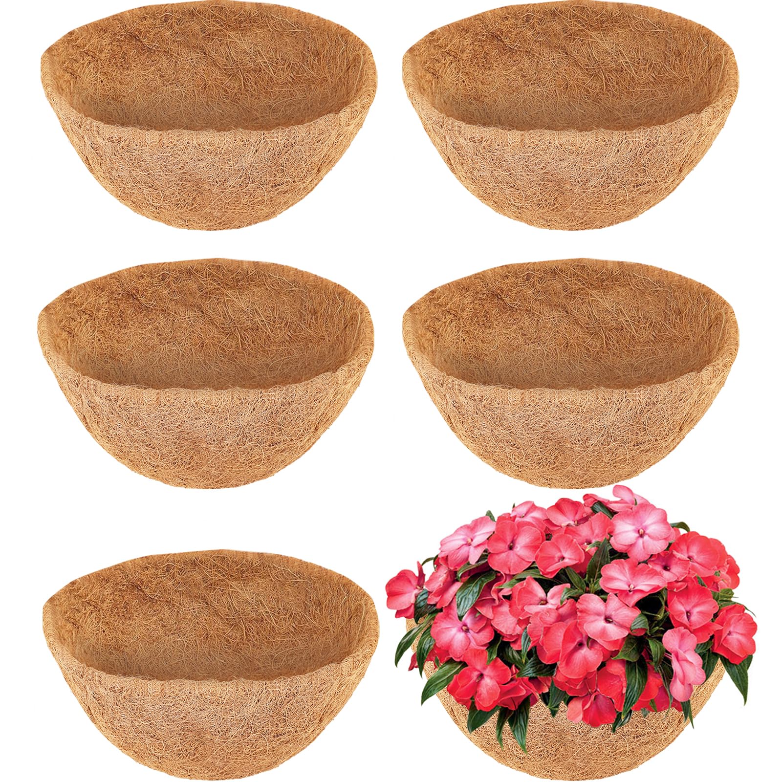 LCHUANG 14" Coco Liners (6-Pack)