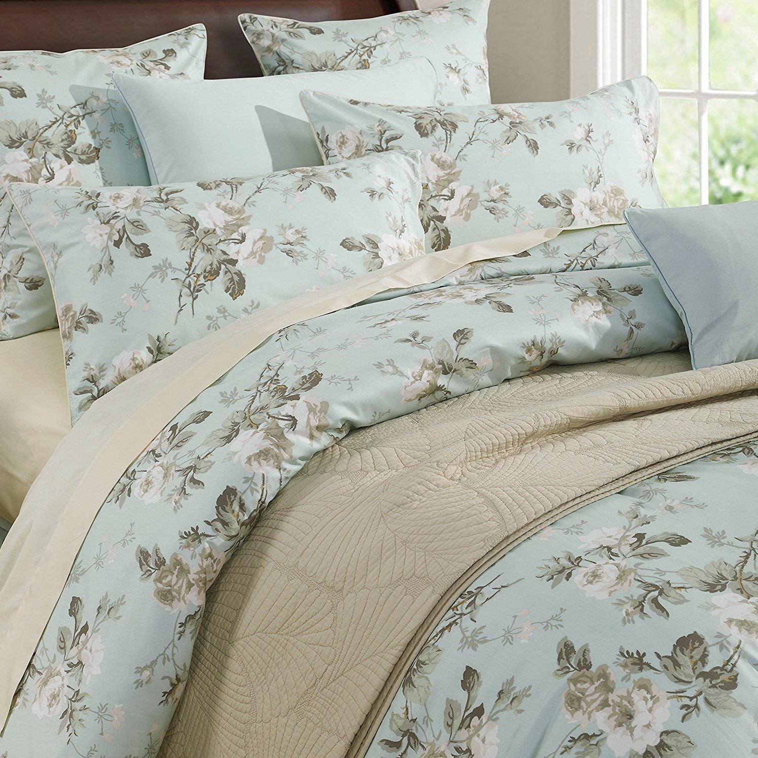 Brandream Egyptian Cotton Toile Duvet Cover