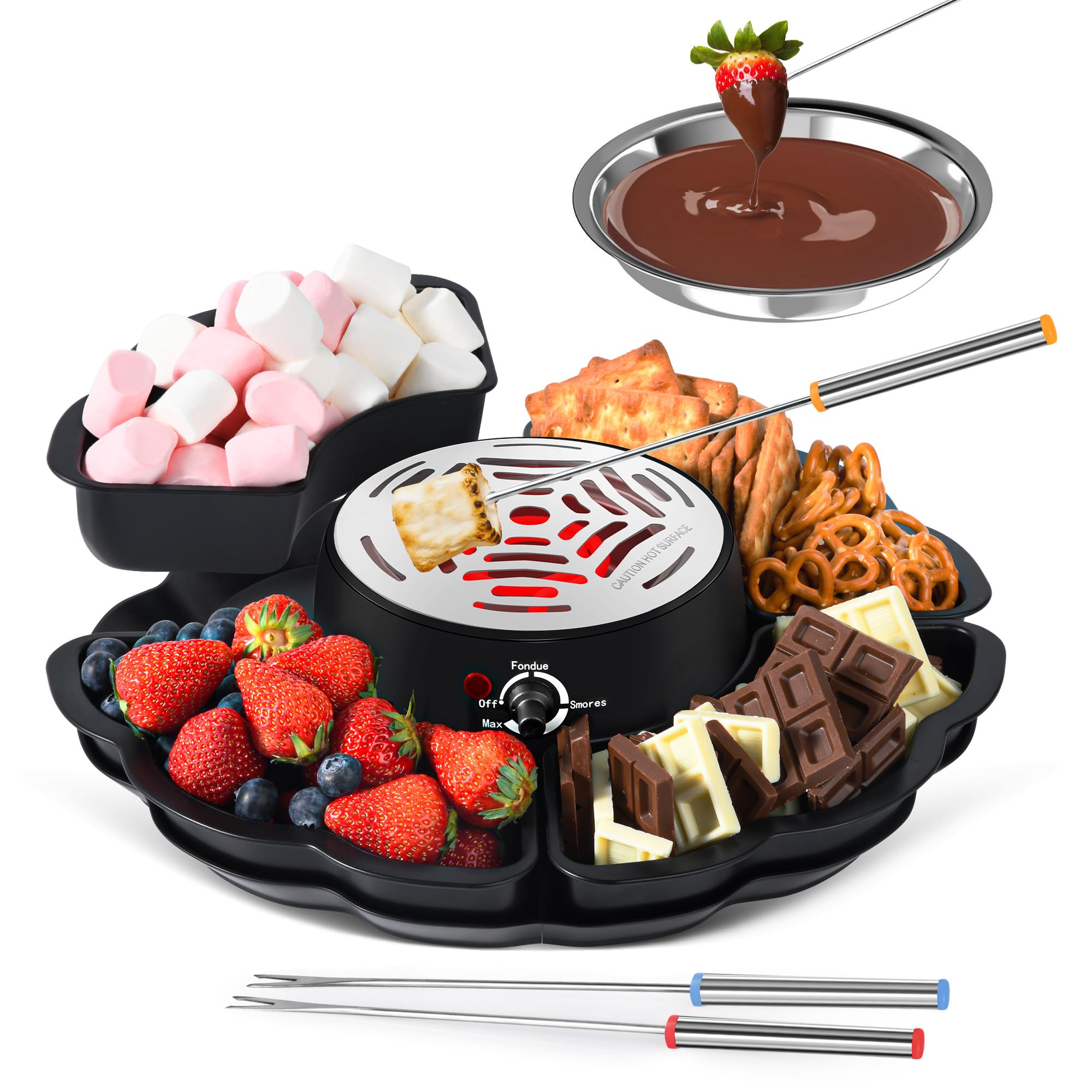 2-in-1 S'mores Maker & Fondue Pot