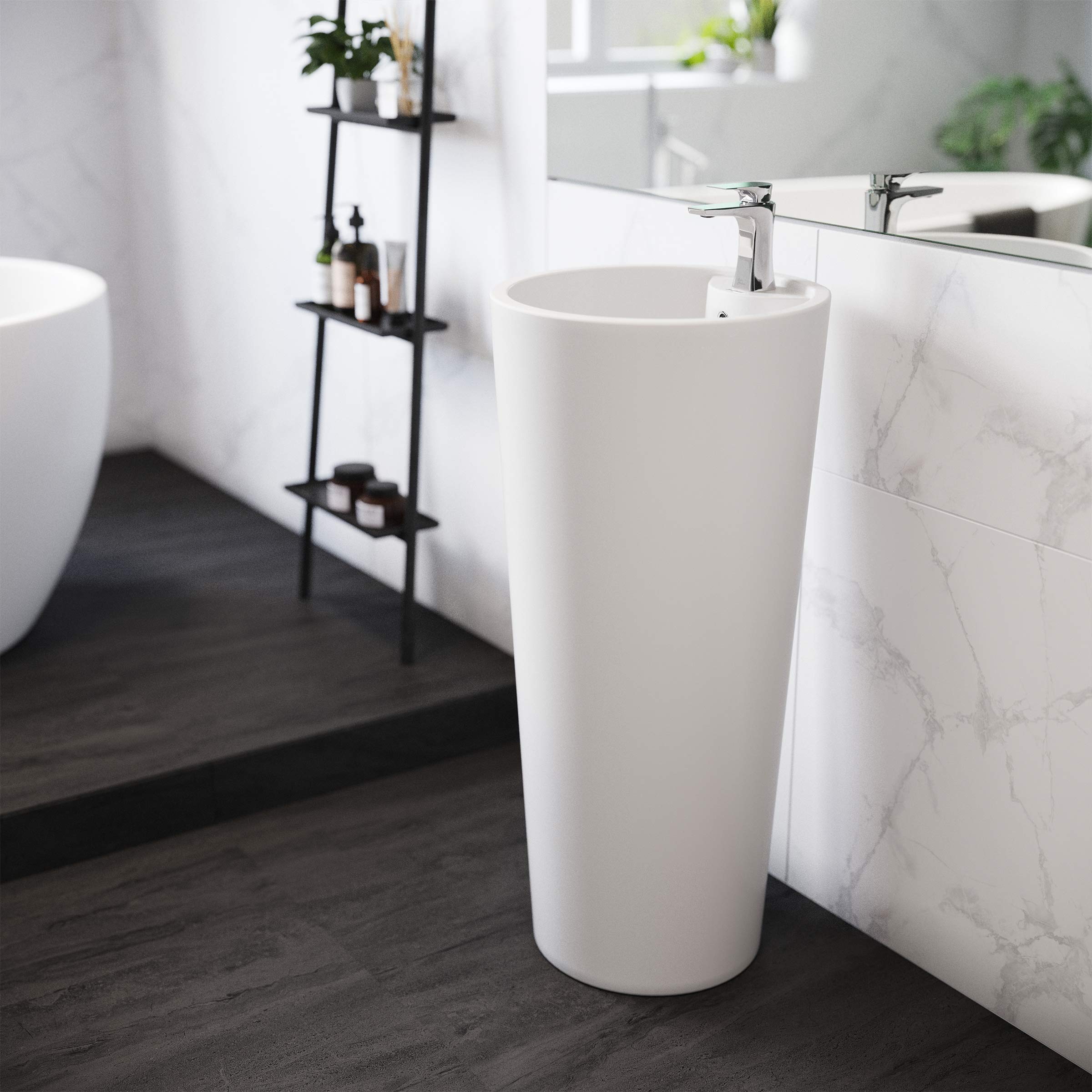 Swiss Madison Monaco Pedestal Sink