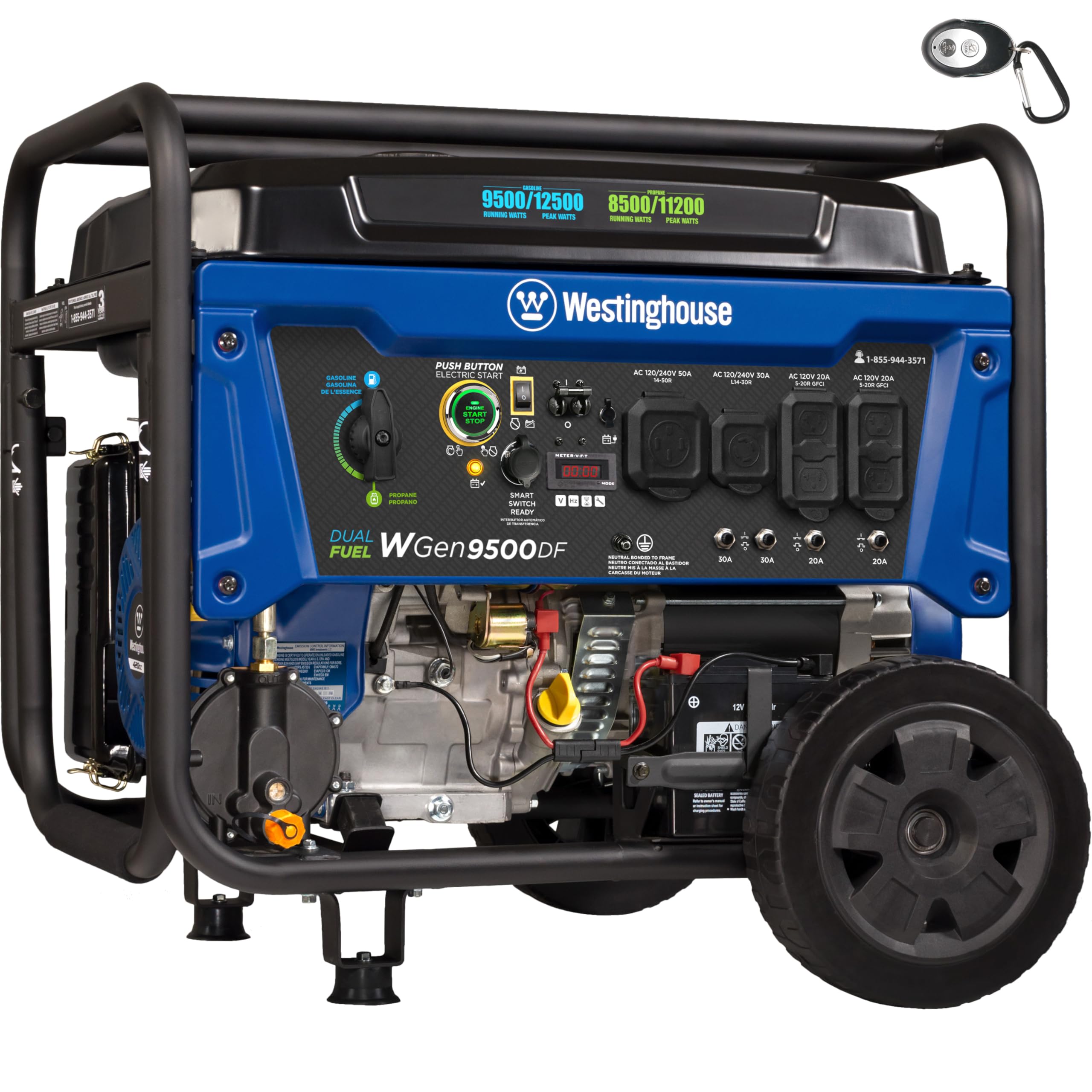 Westinghouse WGen9500DF Dual-Fuel Generator