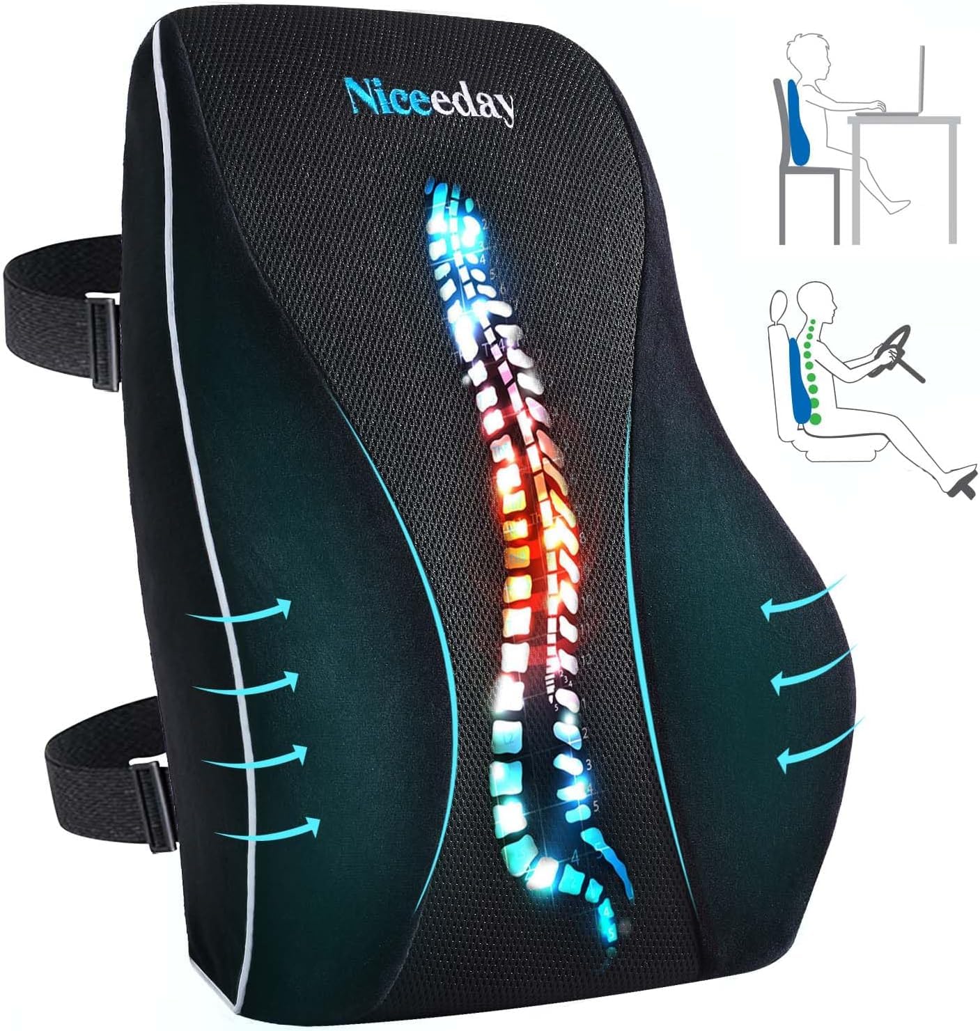 Niceeday Lumbar Support Pillow