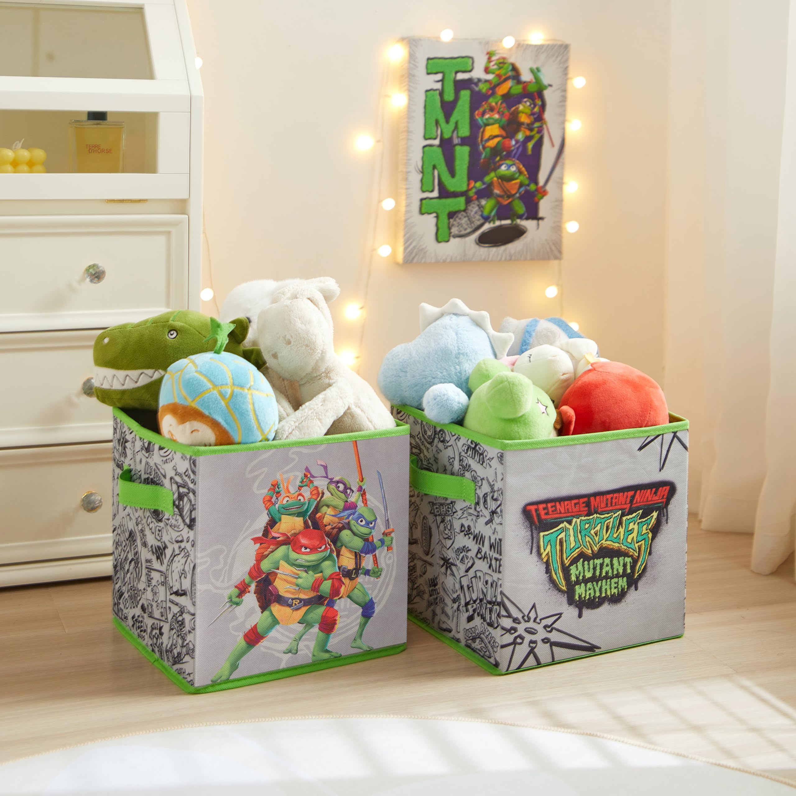 TMNT Mutant Mayhem Storage Cubes (Set of 2)