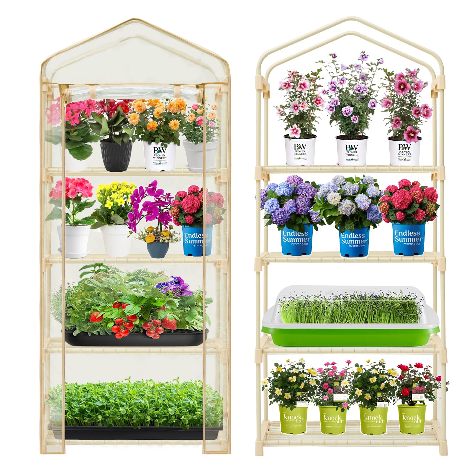 4-Tier Indoor Greenhouse